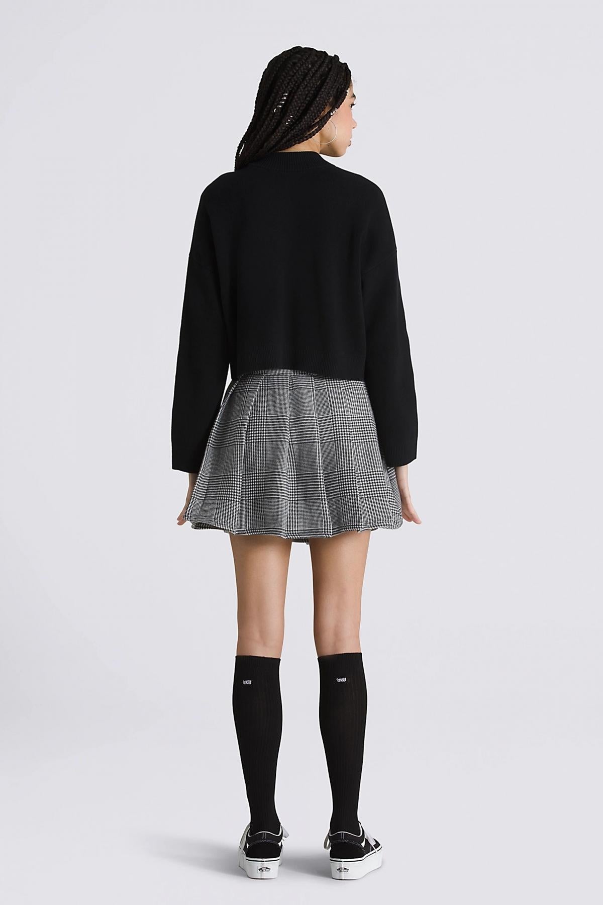 VANS NINA PLAID PLEATED SKI en color NEGRO  (3)
