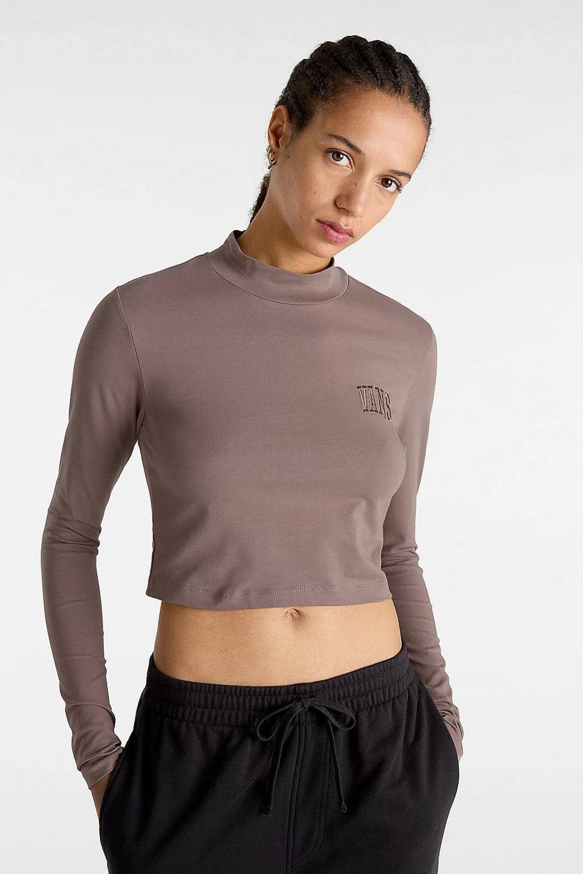 VANS  MINI MOCK NECK LS PROG en color MARRON  (1)