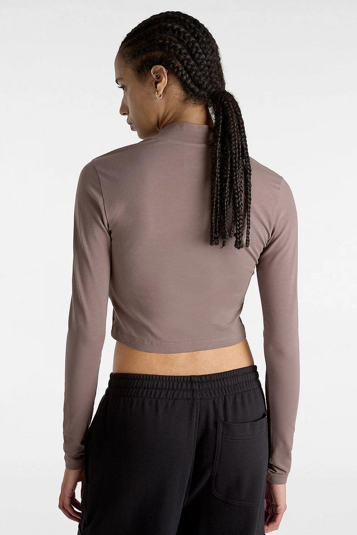 VANS  MINI MOCK NECK LS PROG en color MARRON  (3)