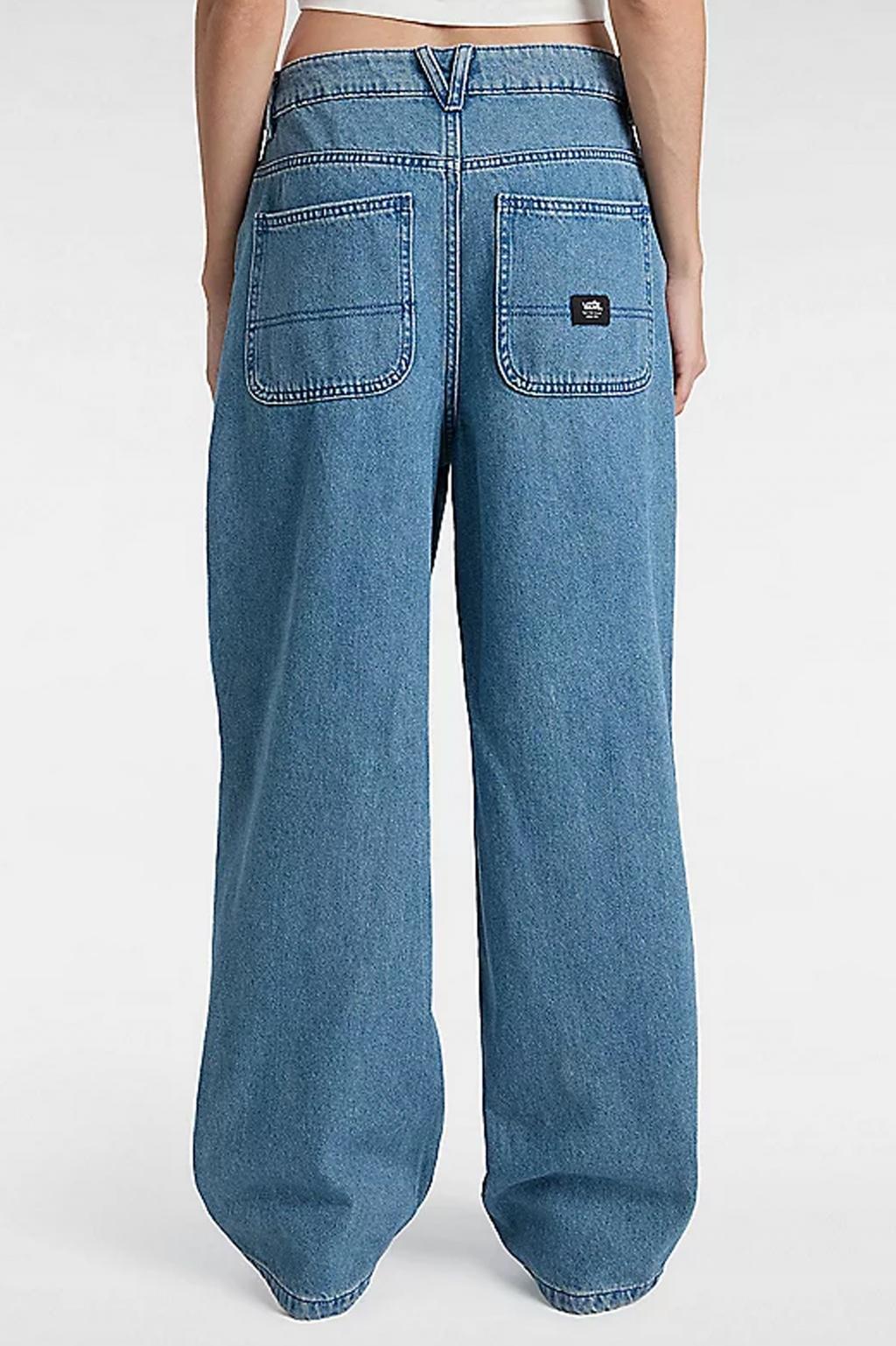 VANS CURBSIDE DENIM PANT en color AZUL  (4)