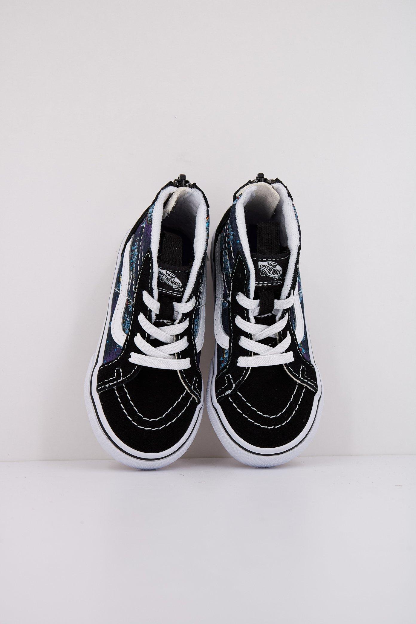 VANS SK-HI ZIP en color NEGRO  (3)
