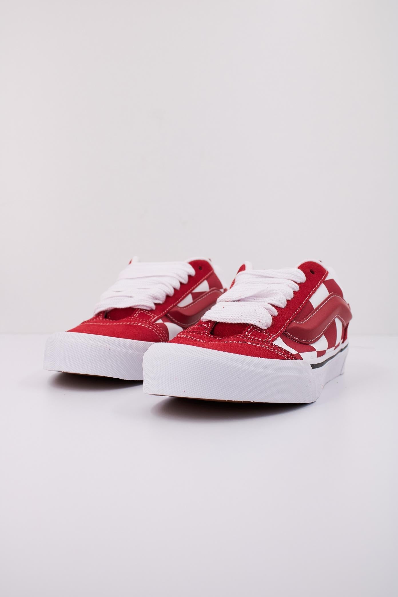 VANS KNU SKOOL MEGA CHECK en color ROJO  (2)