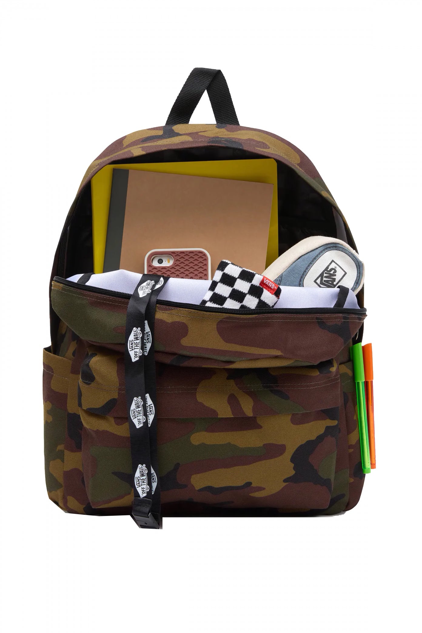 VANS  OLD SKOOL BACKPACK en color ANIMAL PRINT  (3)