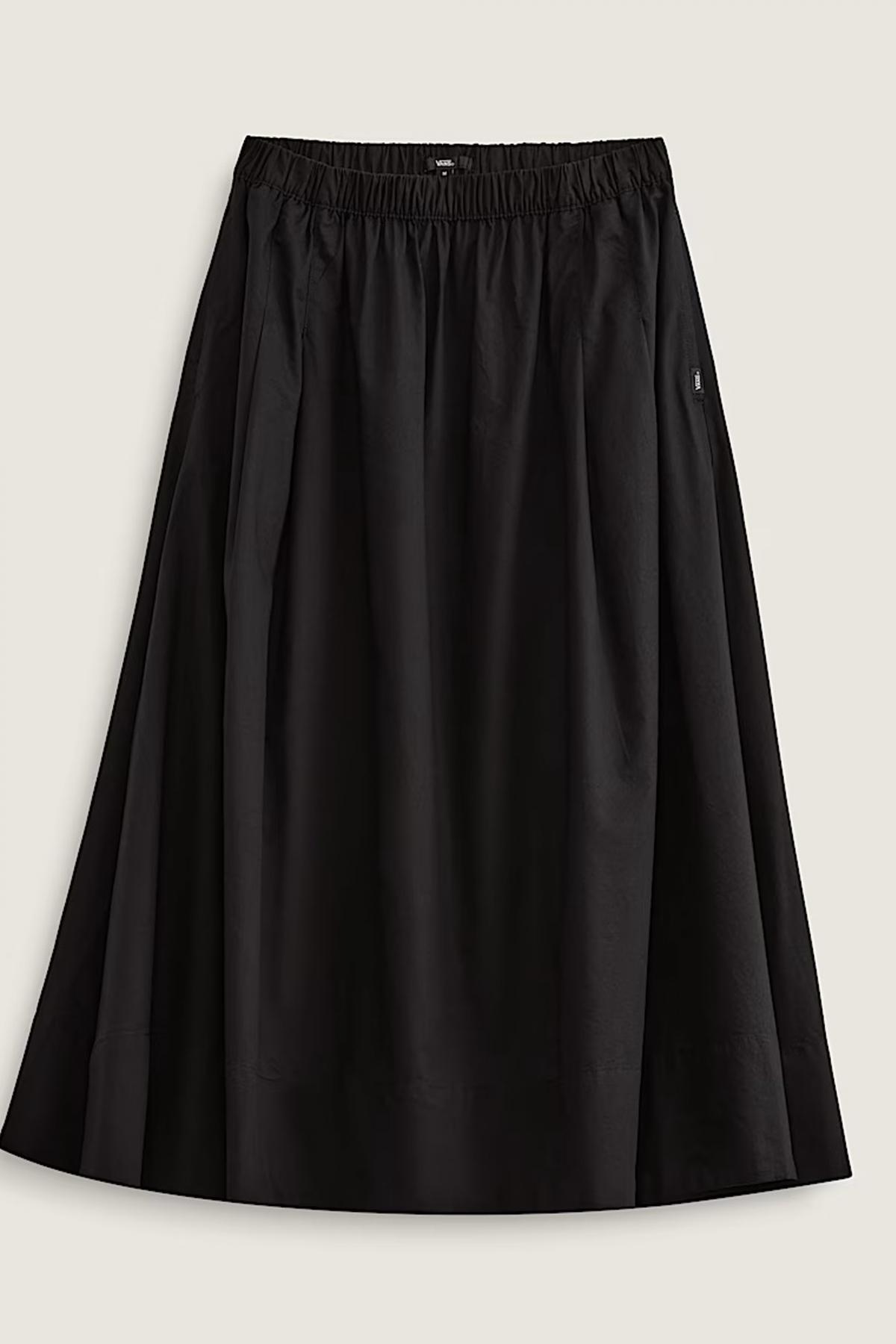 VANS FRANCESCA FULL SKIRT en color NEGRO  (2)
