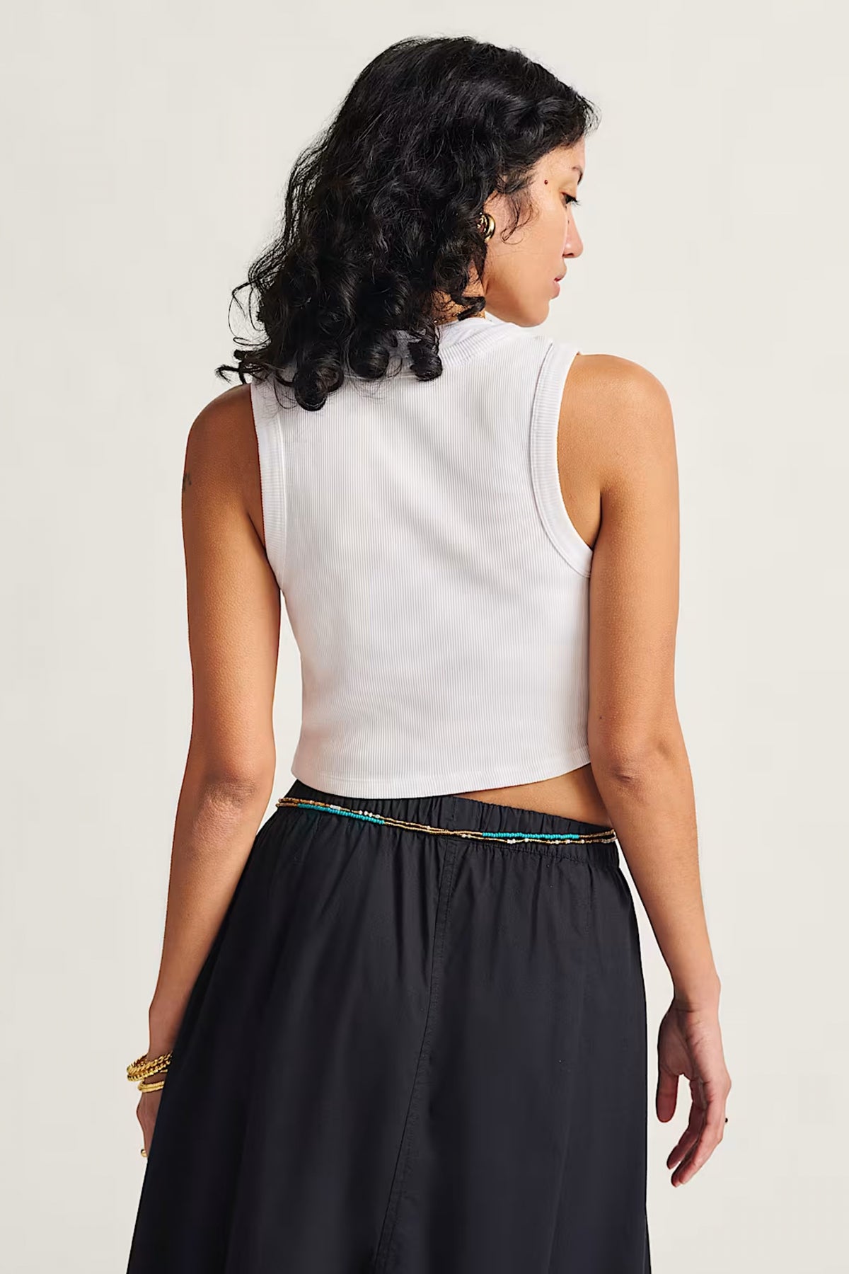 VANS DREW RIB TANK SKATE CL en color BLANCO  (3)