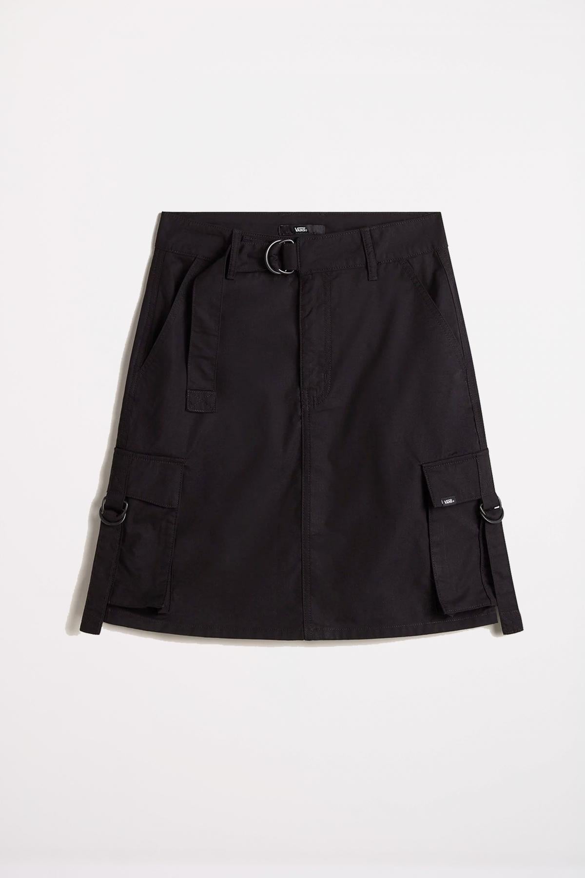 VANS COBRA CARGO SKIRT en color NEGRO  (1)