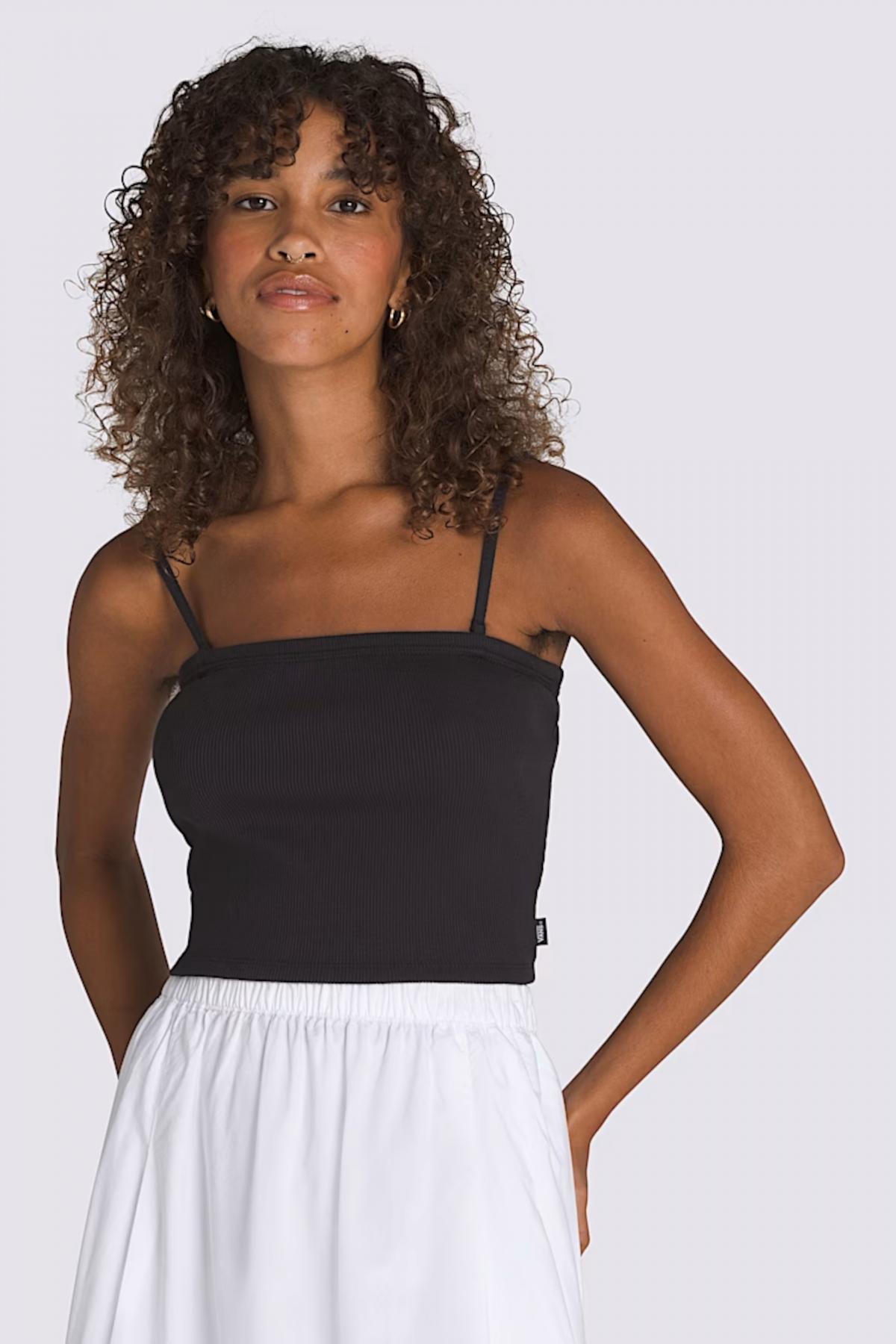 VANS DREW RIB TUBE TOP en color NEGRO  (1)