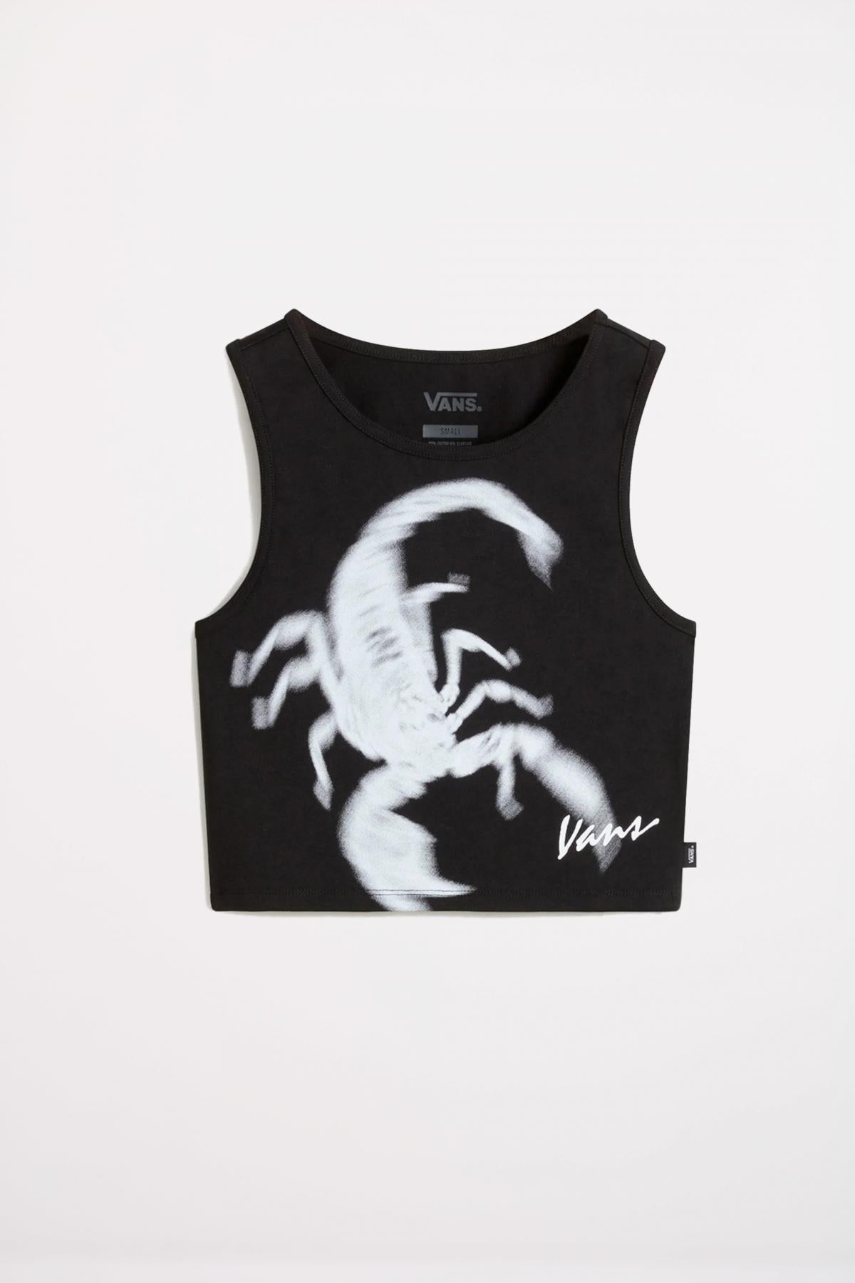 VANS VENOM FITTED CROP TANK en color NEGRO  (2)