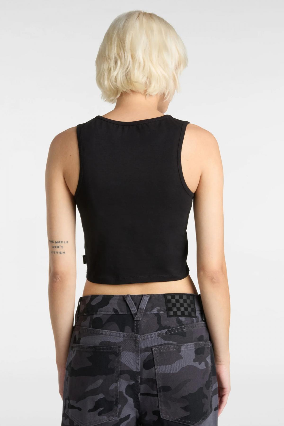VANS VENOM FITTED CROP TANK en color NEGRO  (3)