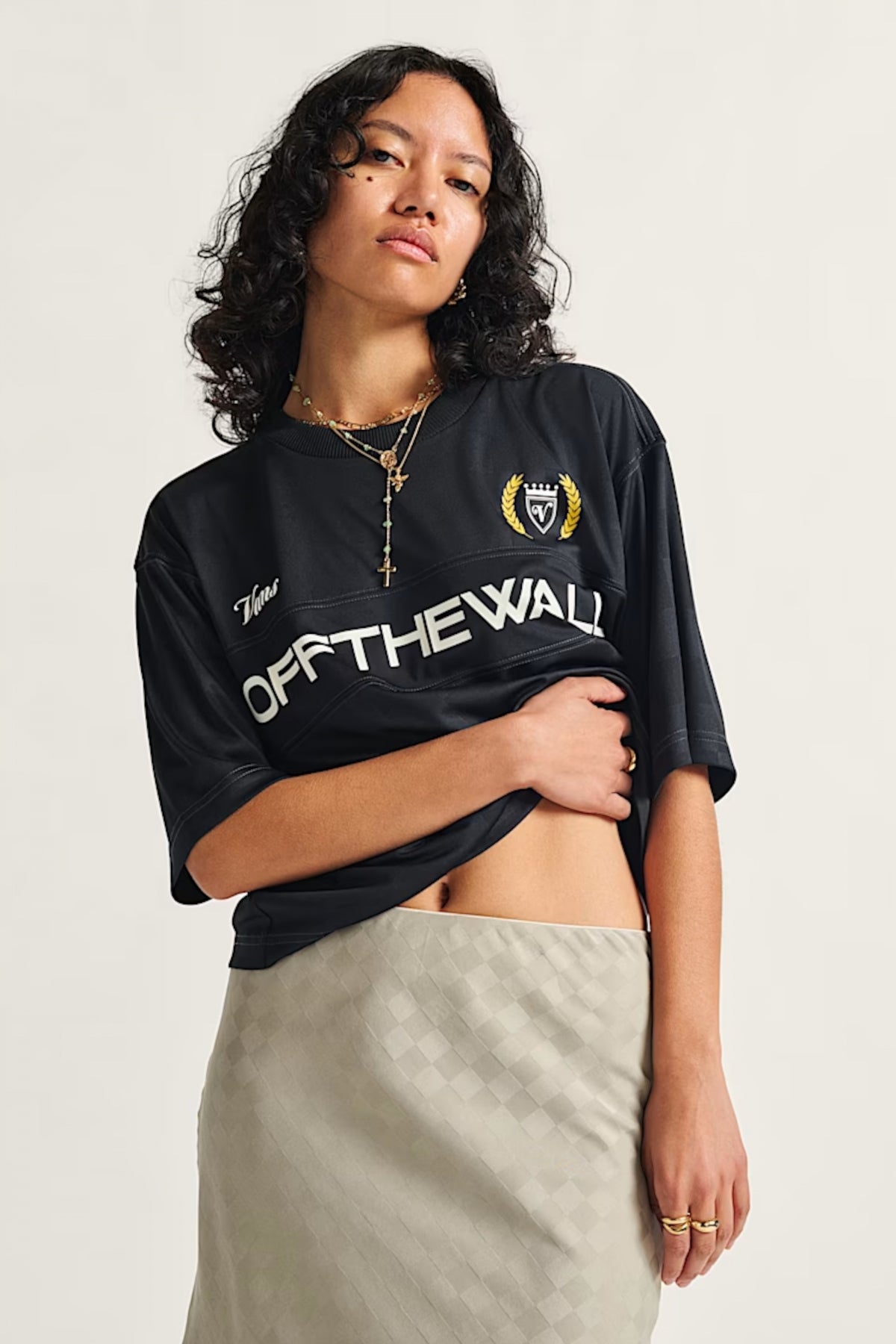 VANS STEVIES SPORTS JERSEY en color NEGRO  (1)
