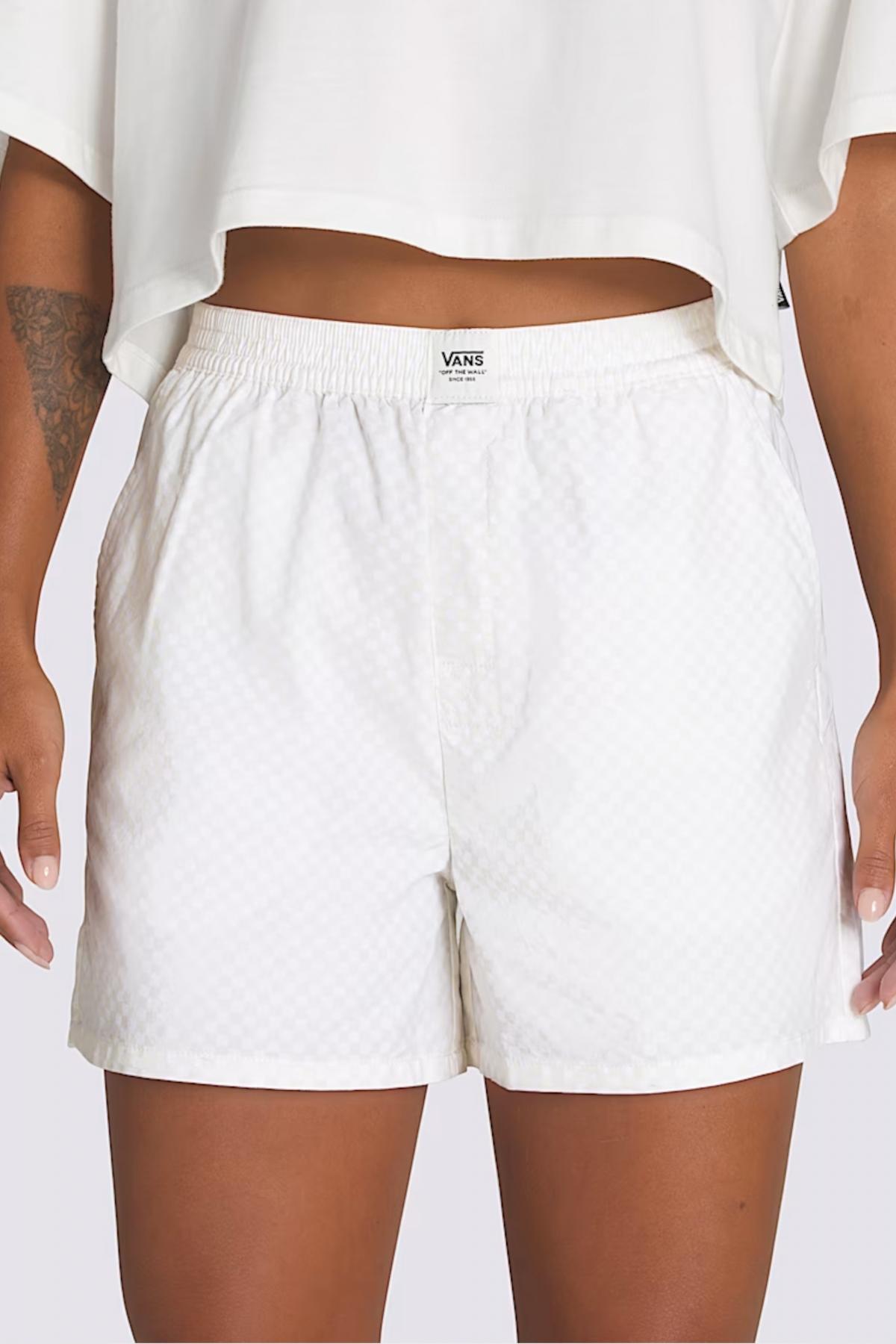 VANS ALICIA BOXER SHORTS en color BLANCO  (1)