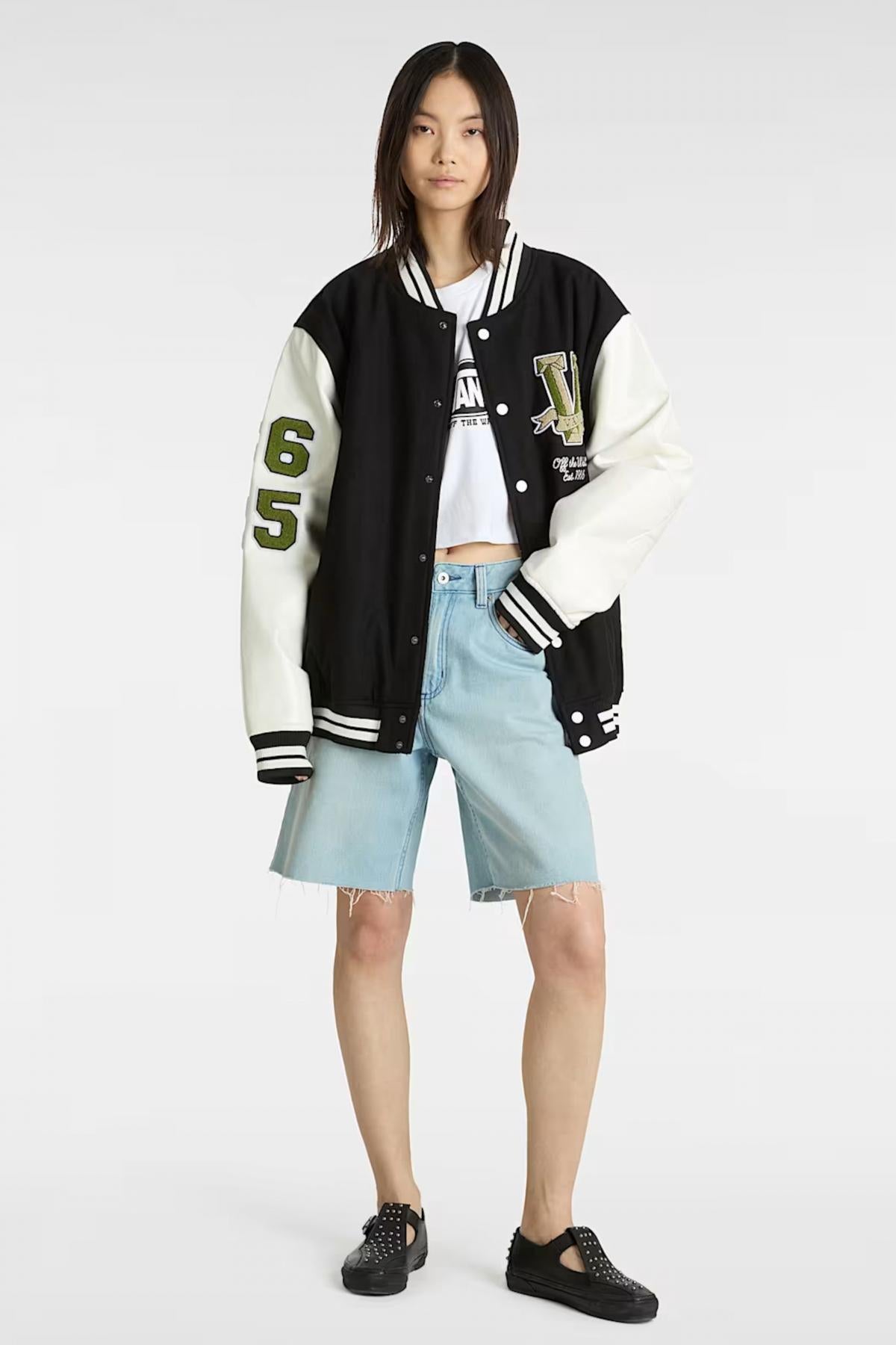 VANS SIRELLE CUT-OFF JORTS en color AZUL  (4)