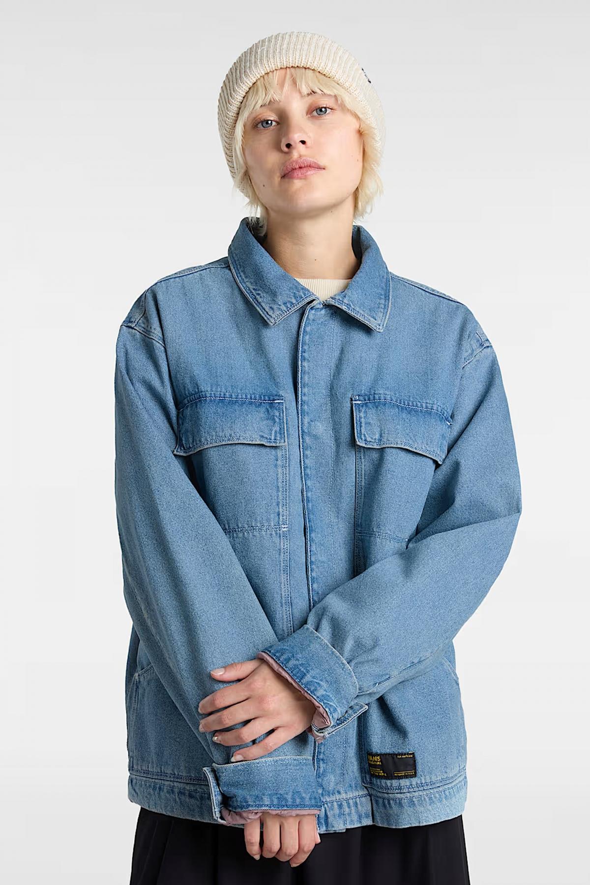 VANS MCAVOY DENIM STATION J en color AZUL  (1)