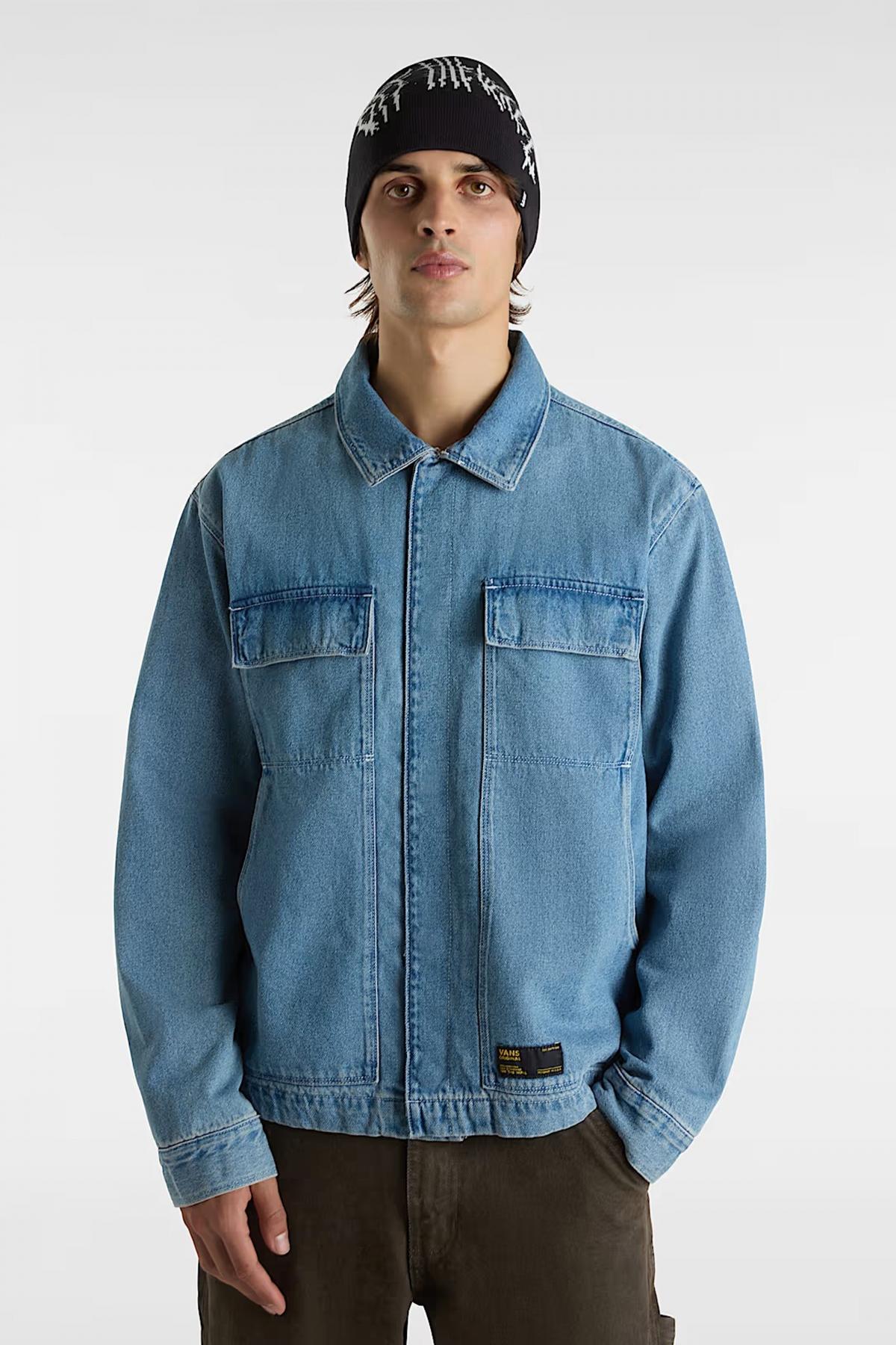 VANS MCAVOY DENIM STATION J en color AZUL  (2)
