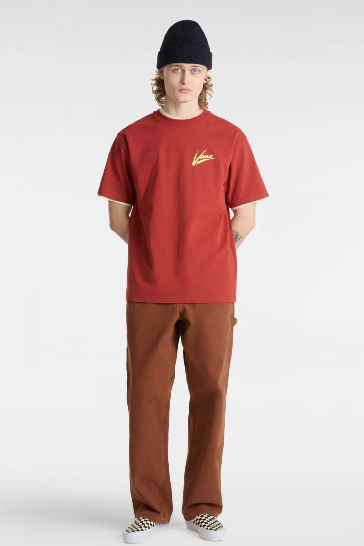 VANS DETTORI LOOSE SS en color BURDEOS  (4)