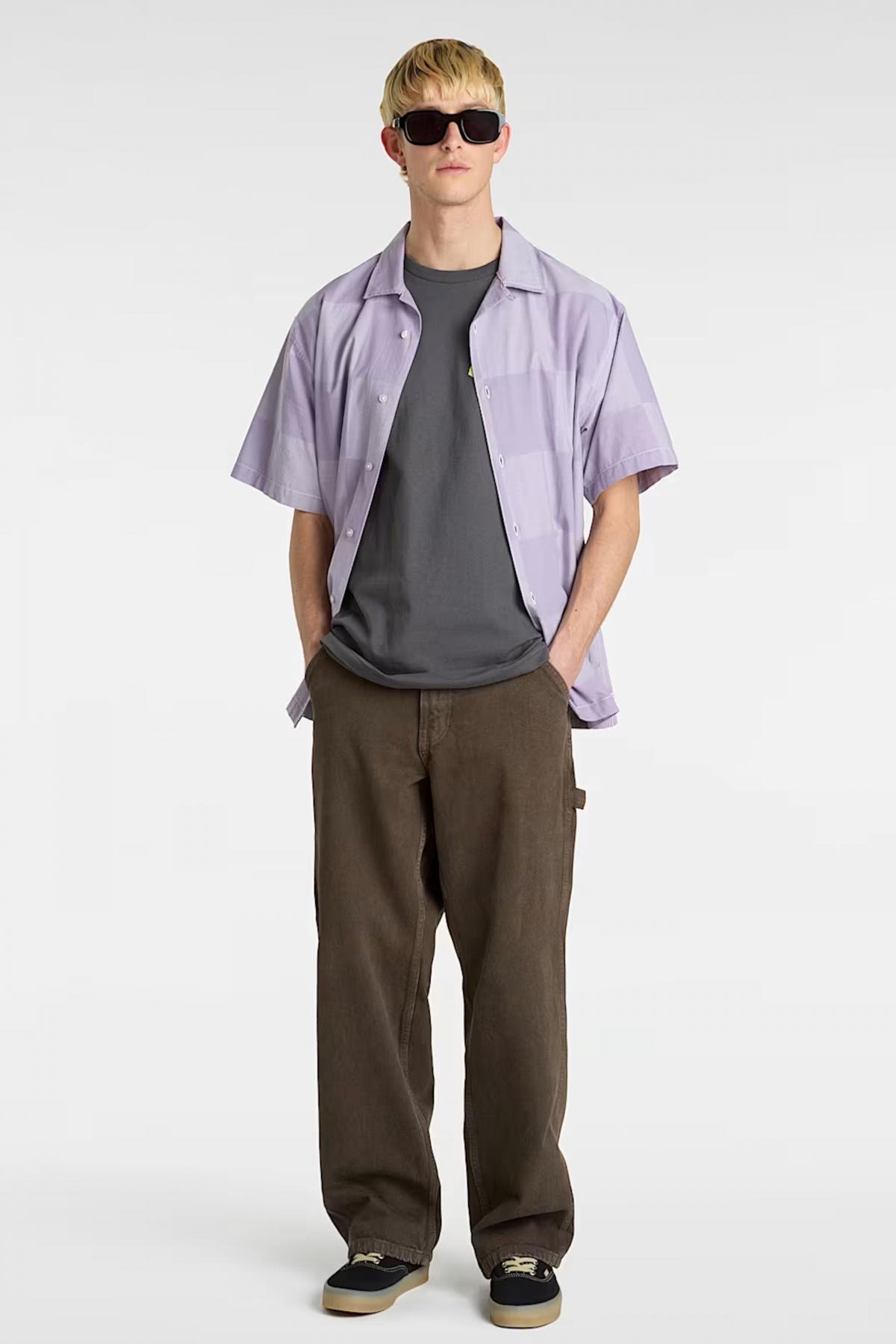 VANS DETTORI LOOSE SS en color GRIS  (4)