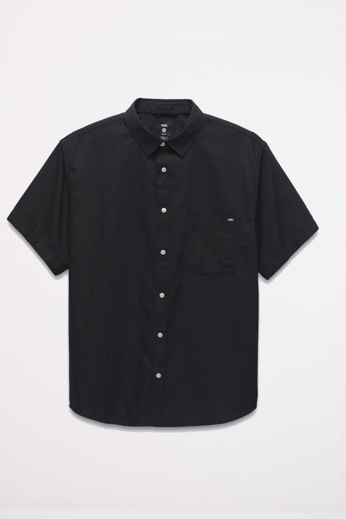 VANS LAWSON SOLID SS WOVEN en color NEGRO  (2)