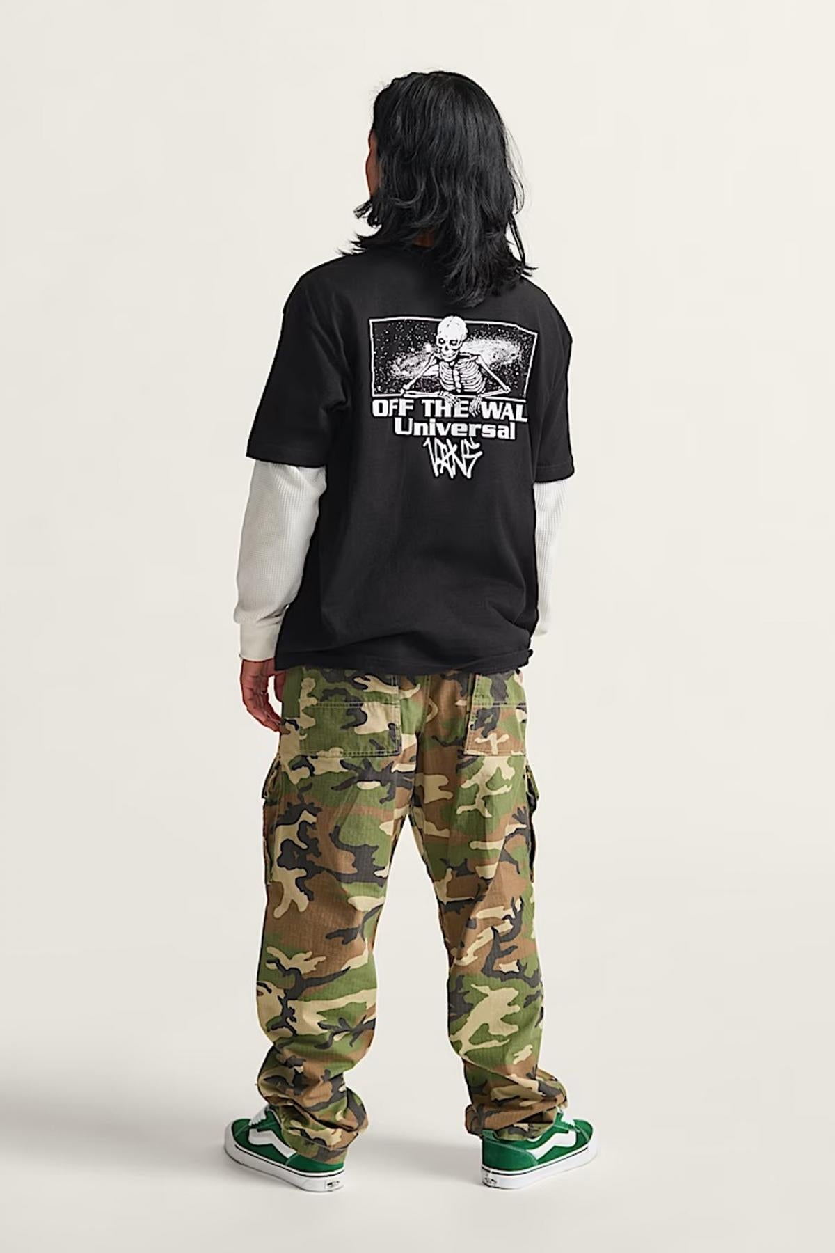 VANS FATIGUE CARGO LOOSE TA en color VERDE  (3)