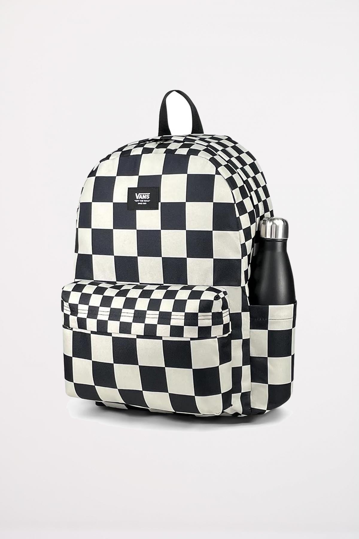 VANS OLD SKOOL CHECK BACKPA en color NEGRO  (2)