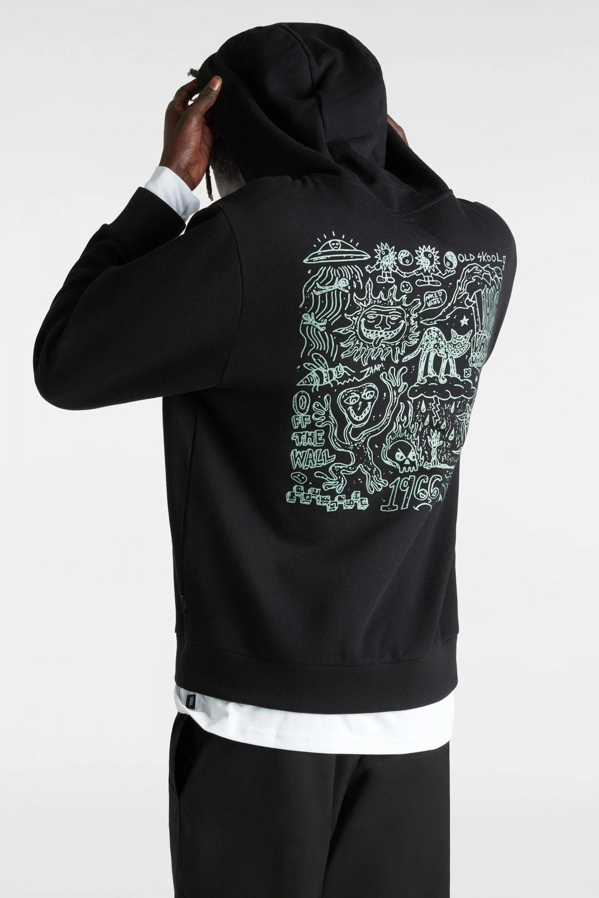VANS SKOOL DOODLE FT RELAXE en color NEGRO  (3)