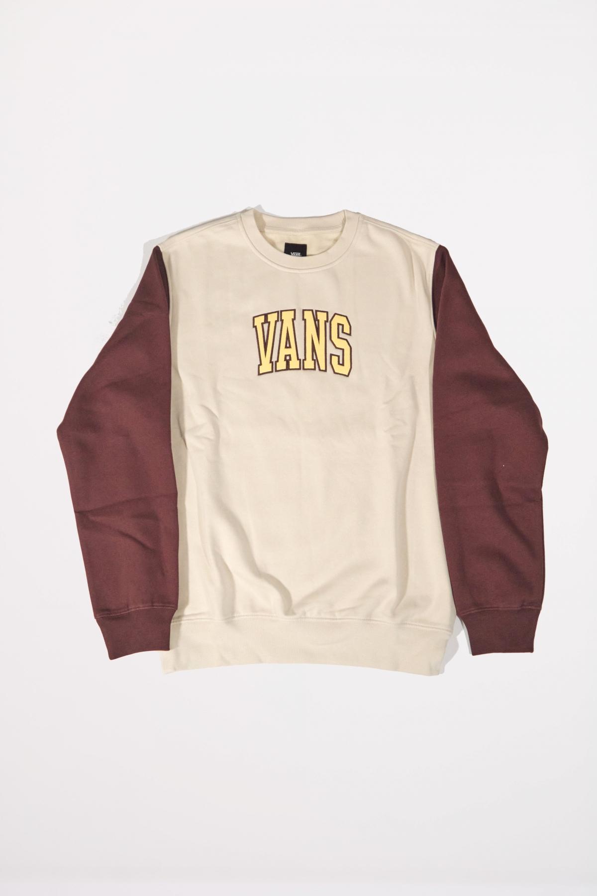 VANS BLOCKED CREW FLEECE en color BEIS  (1)