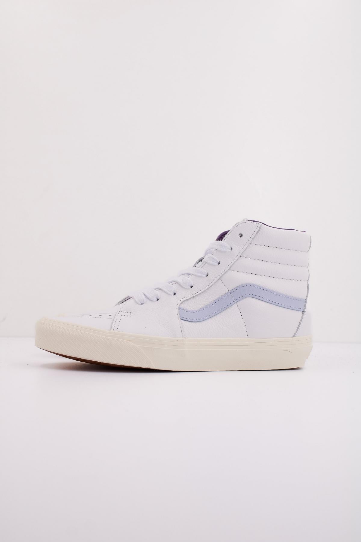 VANS SK-HI PREMIUM LEATHER en color BLANCO  (1)