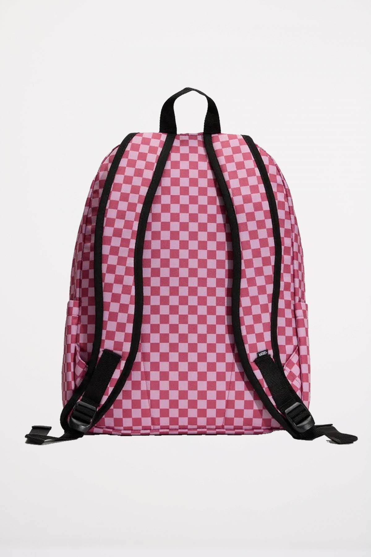 VANS OLD SKOOL CHECK BACKPACK en color ROSA  (2)