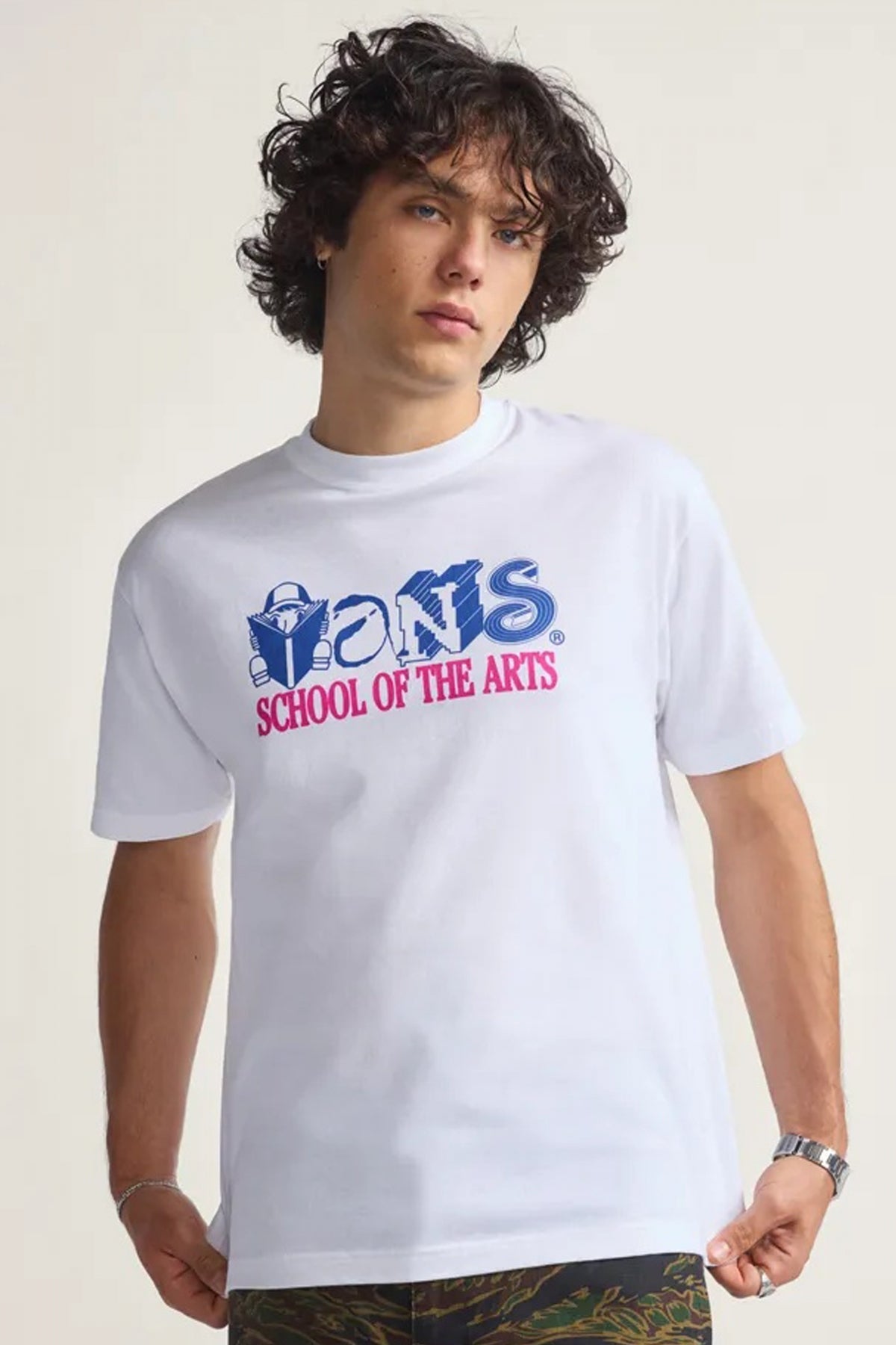 VANS ART SKOOL SS en color BLANCO  (1)