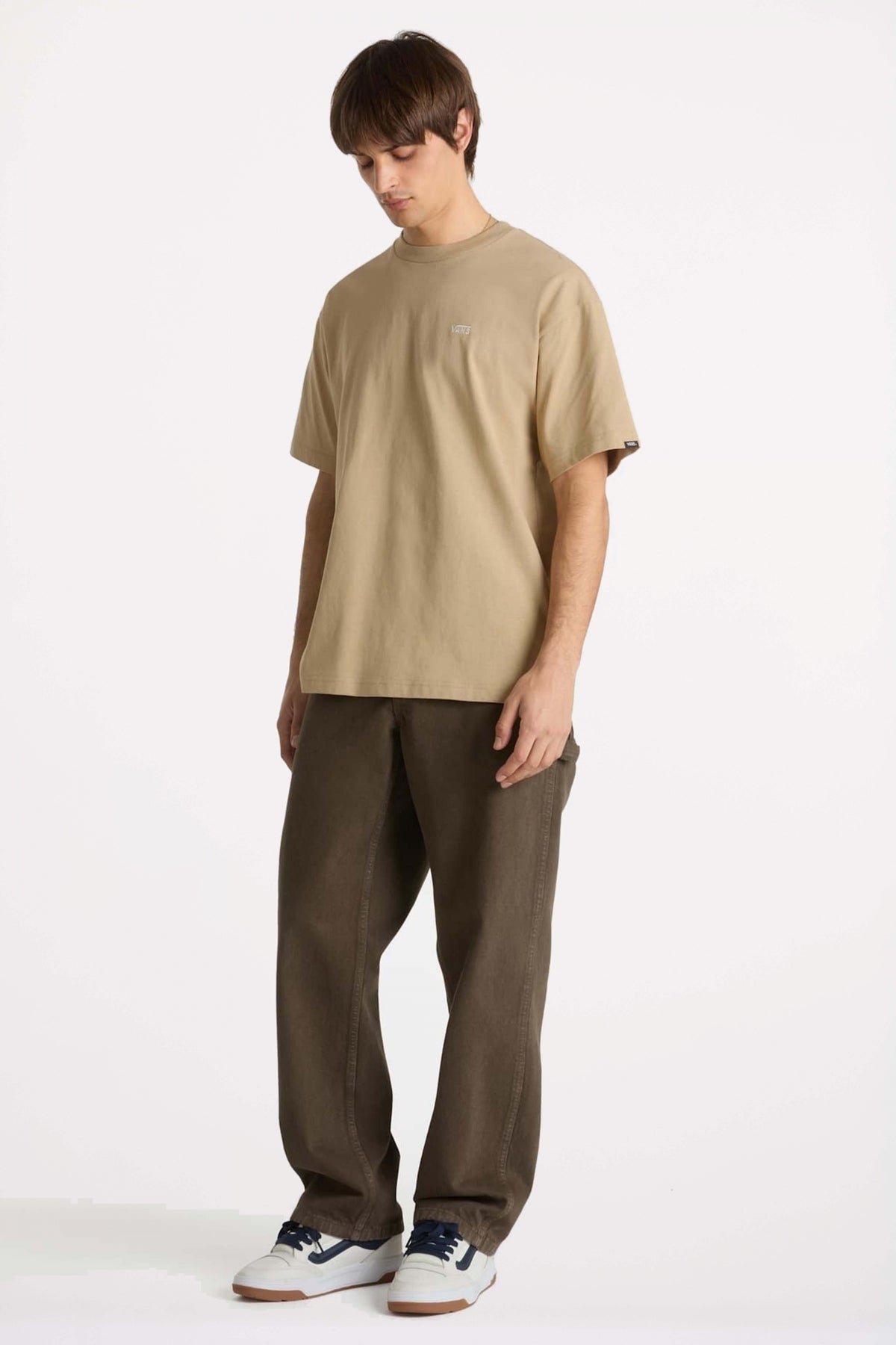 VANS LEFT CHEST II LOOSE SS en color MARRON CLARO  (4)