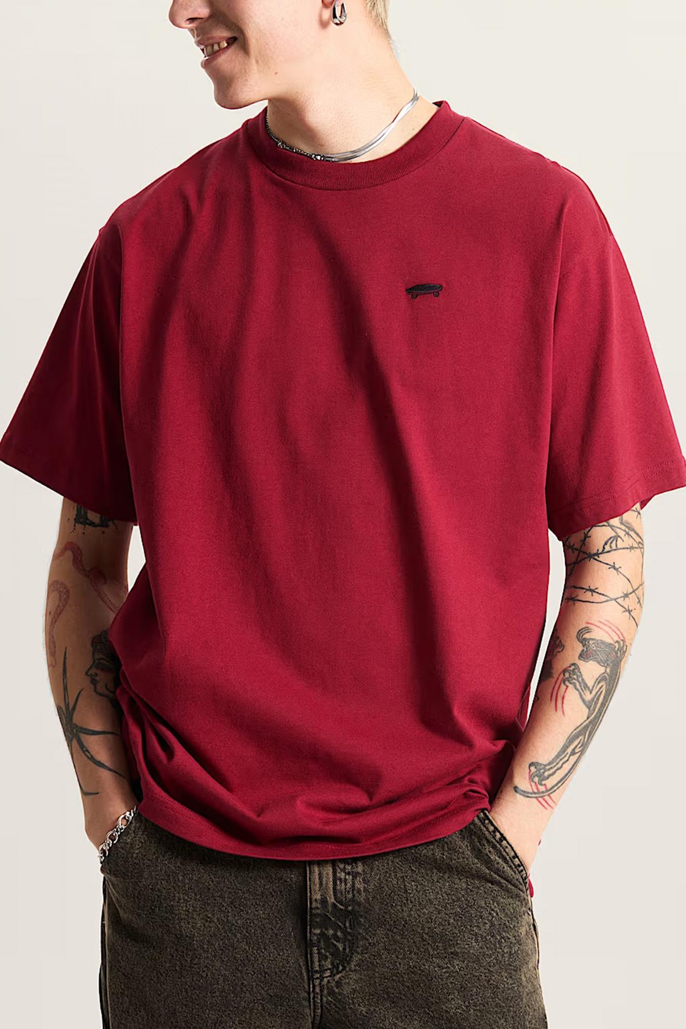 VANS SALTON LOOSE SS en color BURDEOS  (1)
