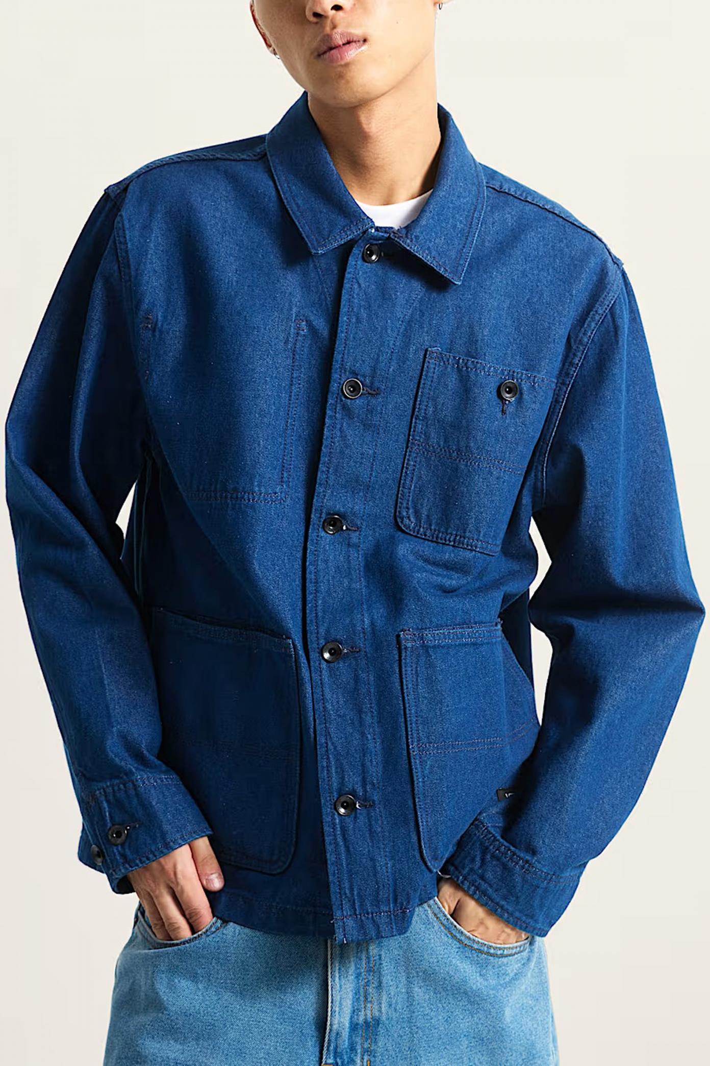 VANS DRILL CHORE DENIM JACK en color AZUL  (1)