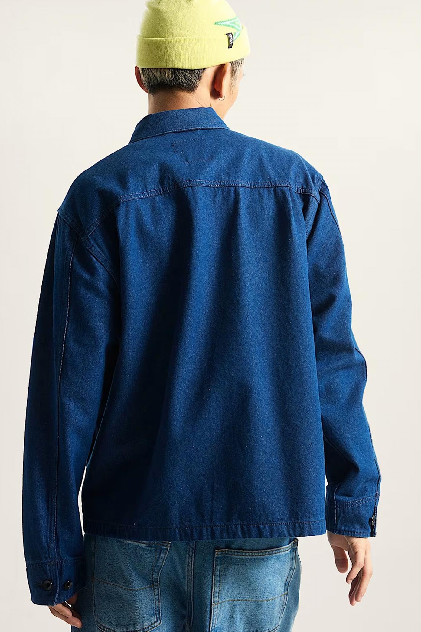 VANS DRILL CHORE DENIM JACK en color AZUL  (3)