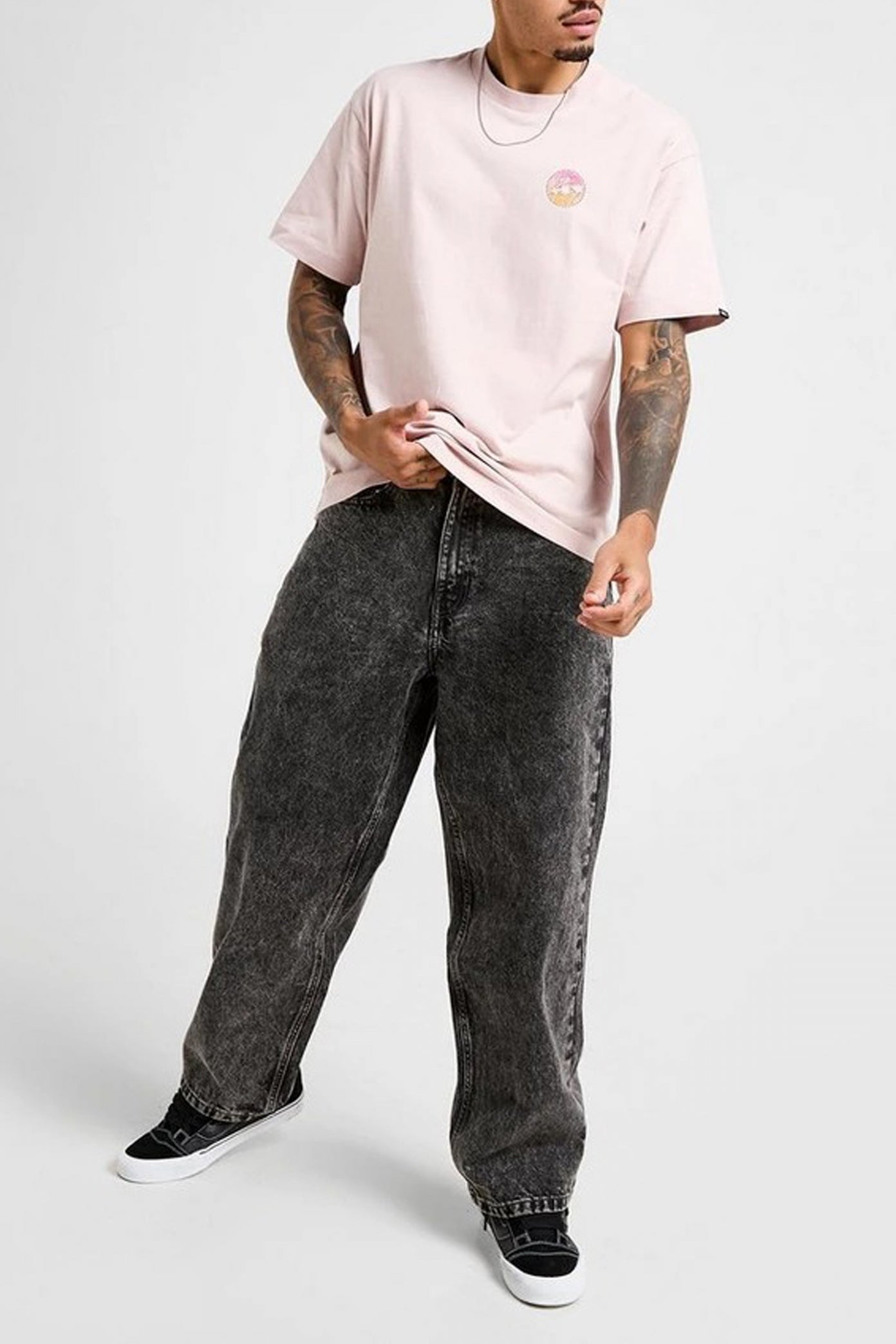 VANS CHECK- BAGGY DENIM PA en color NEGRO  (4)