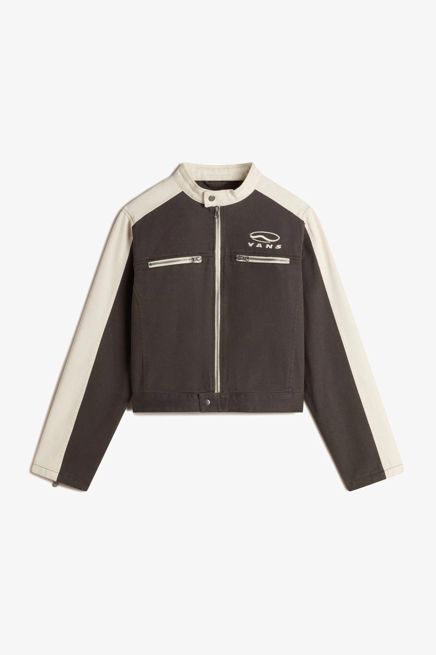 VANS RYDEN BIKER JACKET FAD en color MARRON  (2)