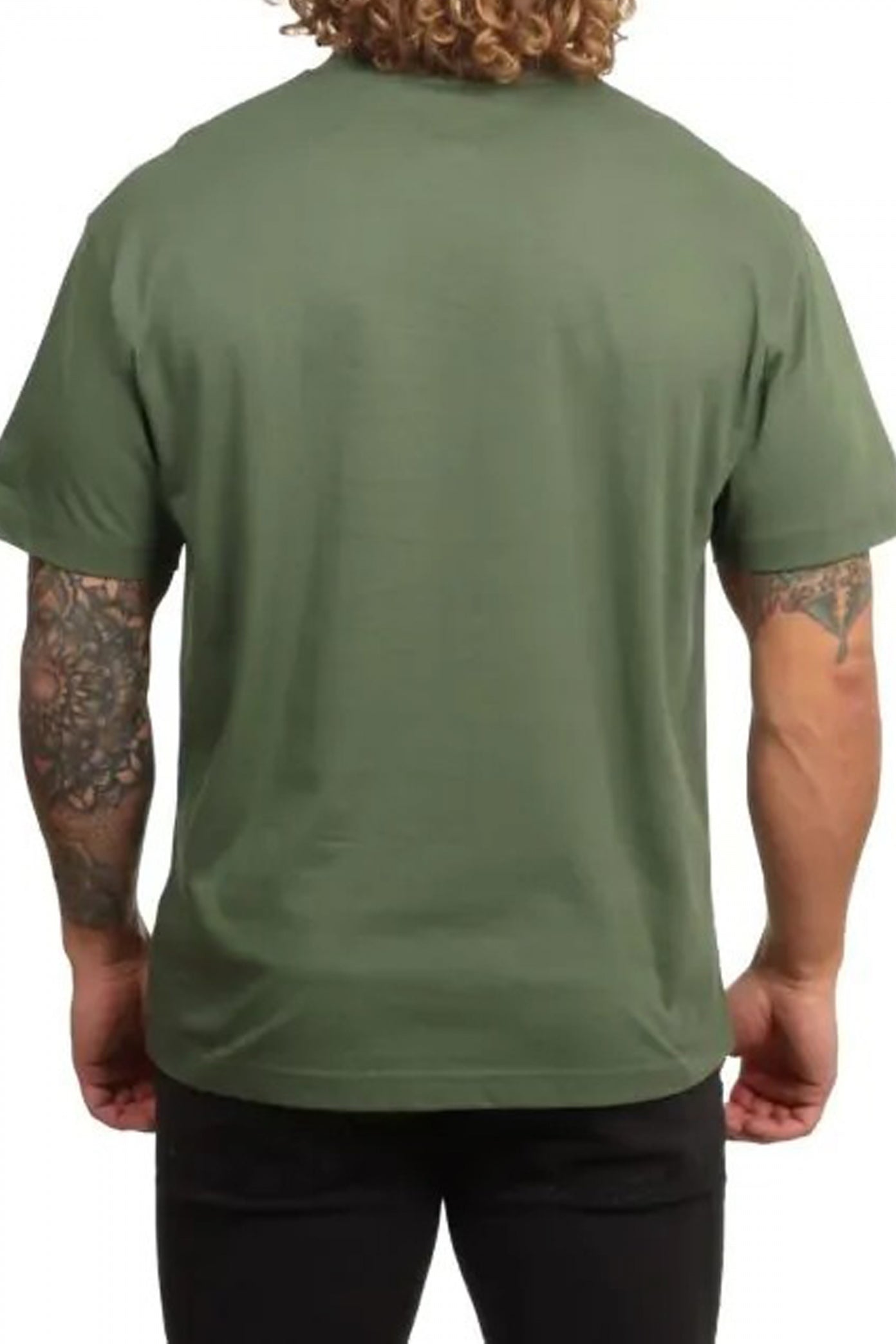 VANS CLASSIC SS TEE en color VERDE  (3)
