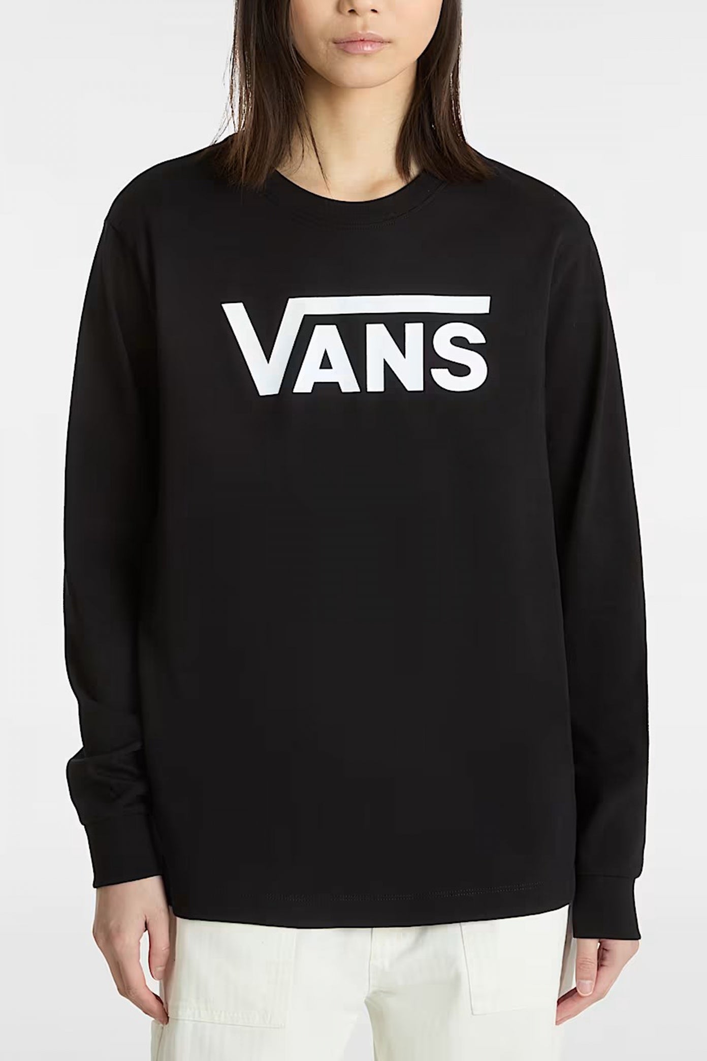 VANS CLASSIC LS TEE en color NEGRO  (1)