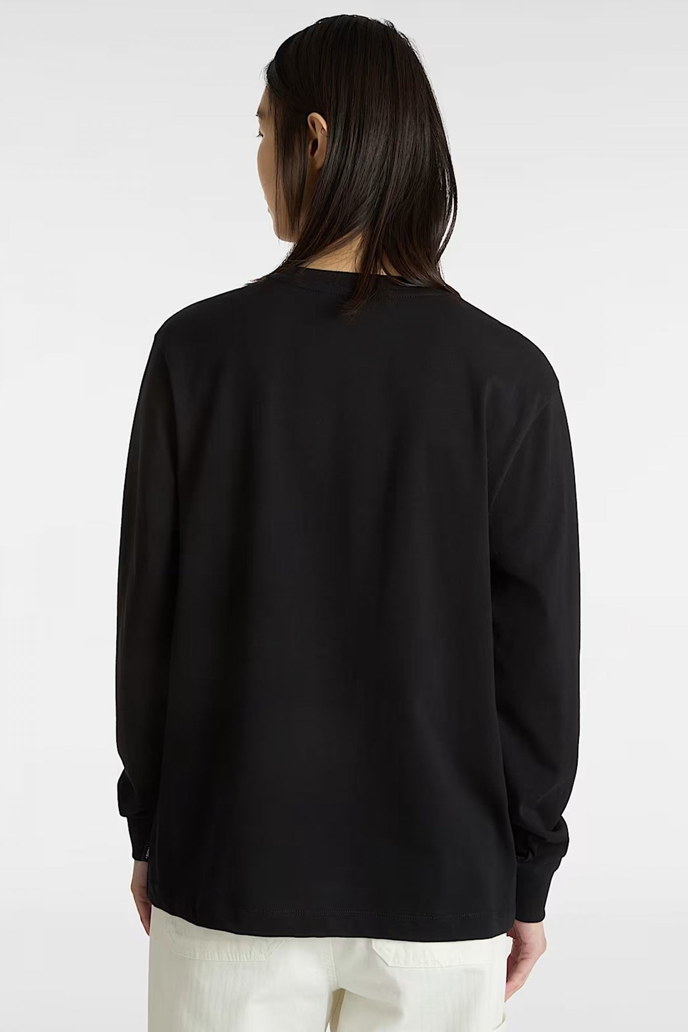 VANS CLASSIC LS TEE en color NEGRO  (3)