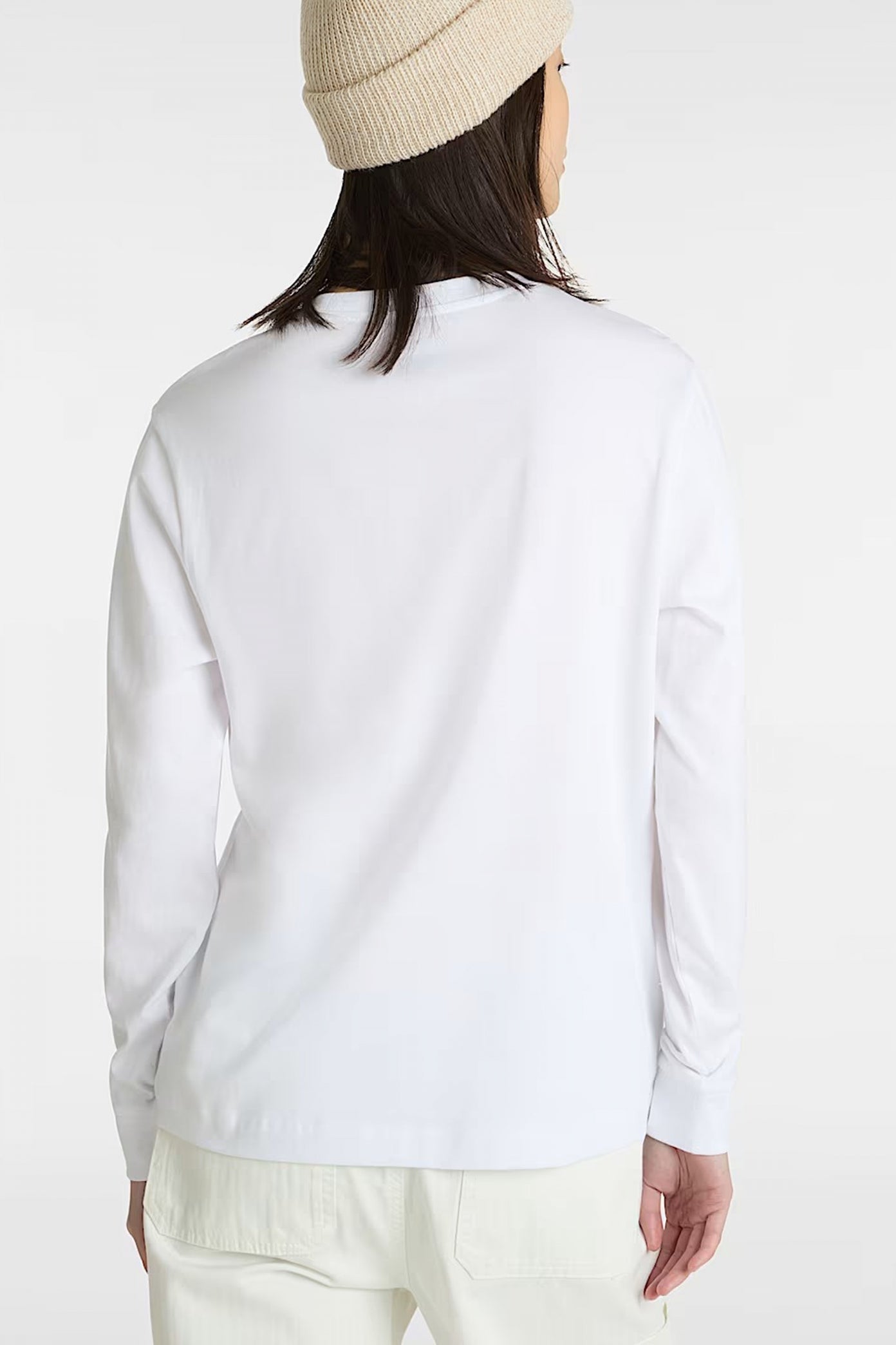 VANS CLASSIC LS TEE en color BLANCO  (3)