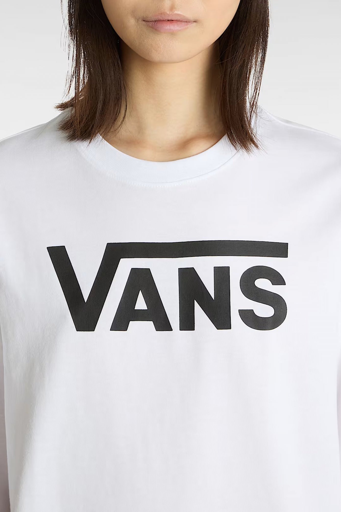 VANS CLASSIC LS TEE en color BLANCO  (4)