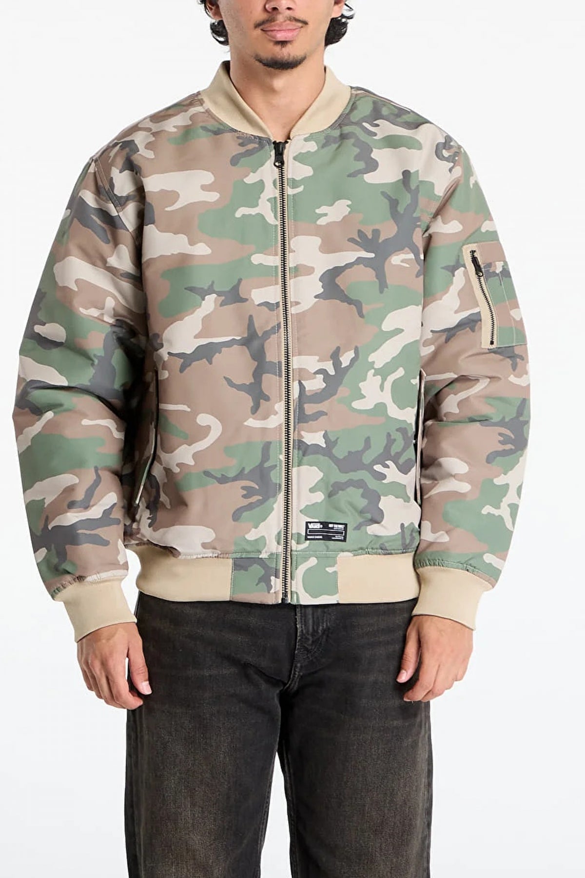 VANS COPLEY BOMBER JACKET en color VERDE  (1)
