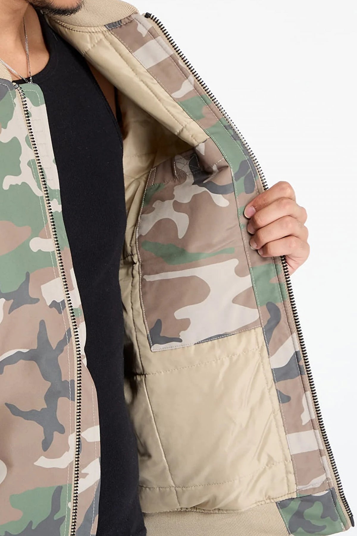 VANS COPLEY BOMBER JACKET en color VERDE  (2)