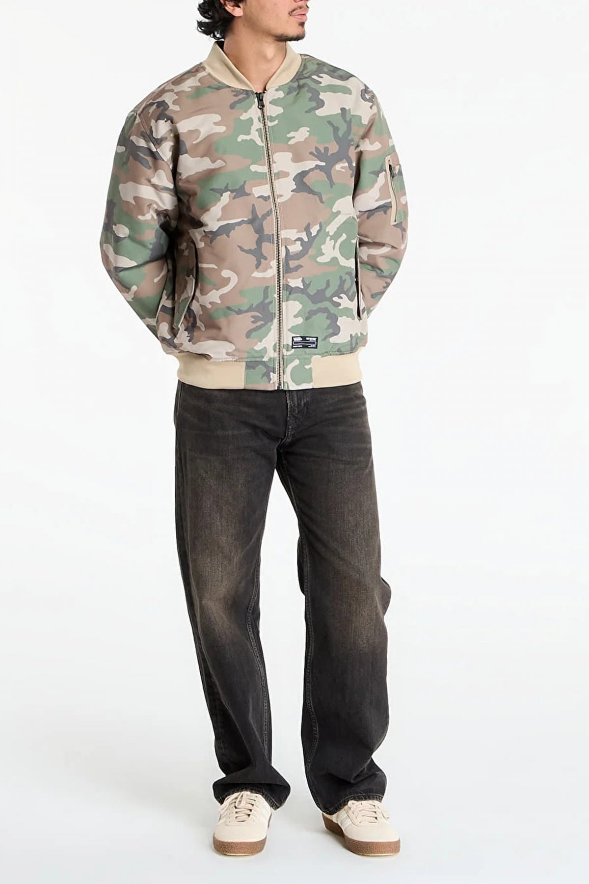 VANS COPLEY BOMBER JACKET en color VERDE  (4)