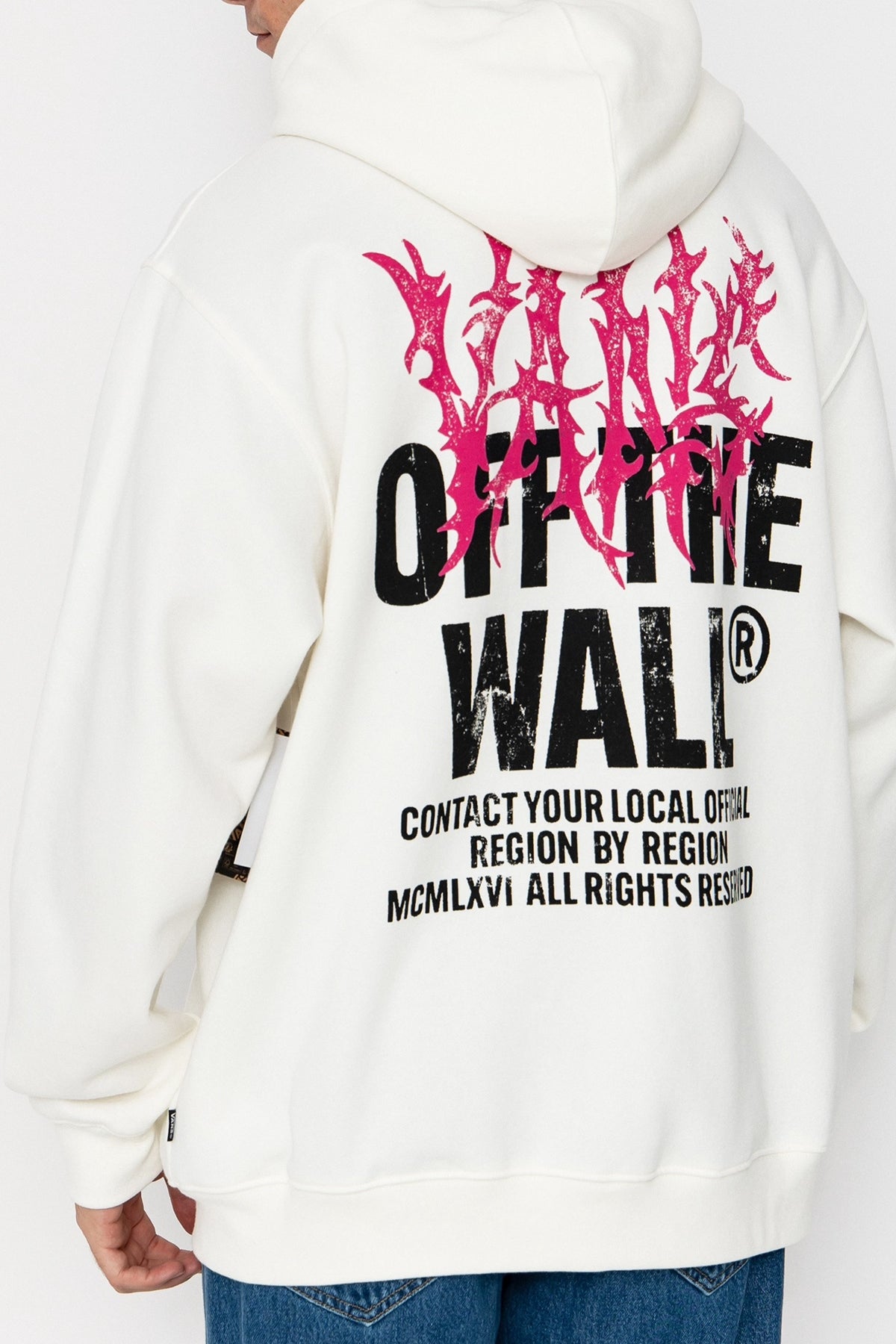 VANS METAL WALL FULL ZIP en color BLANCO  (4)