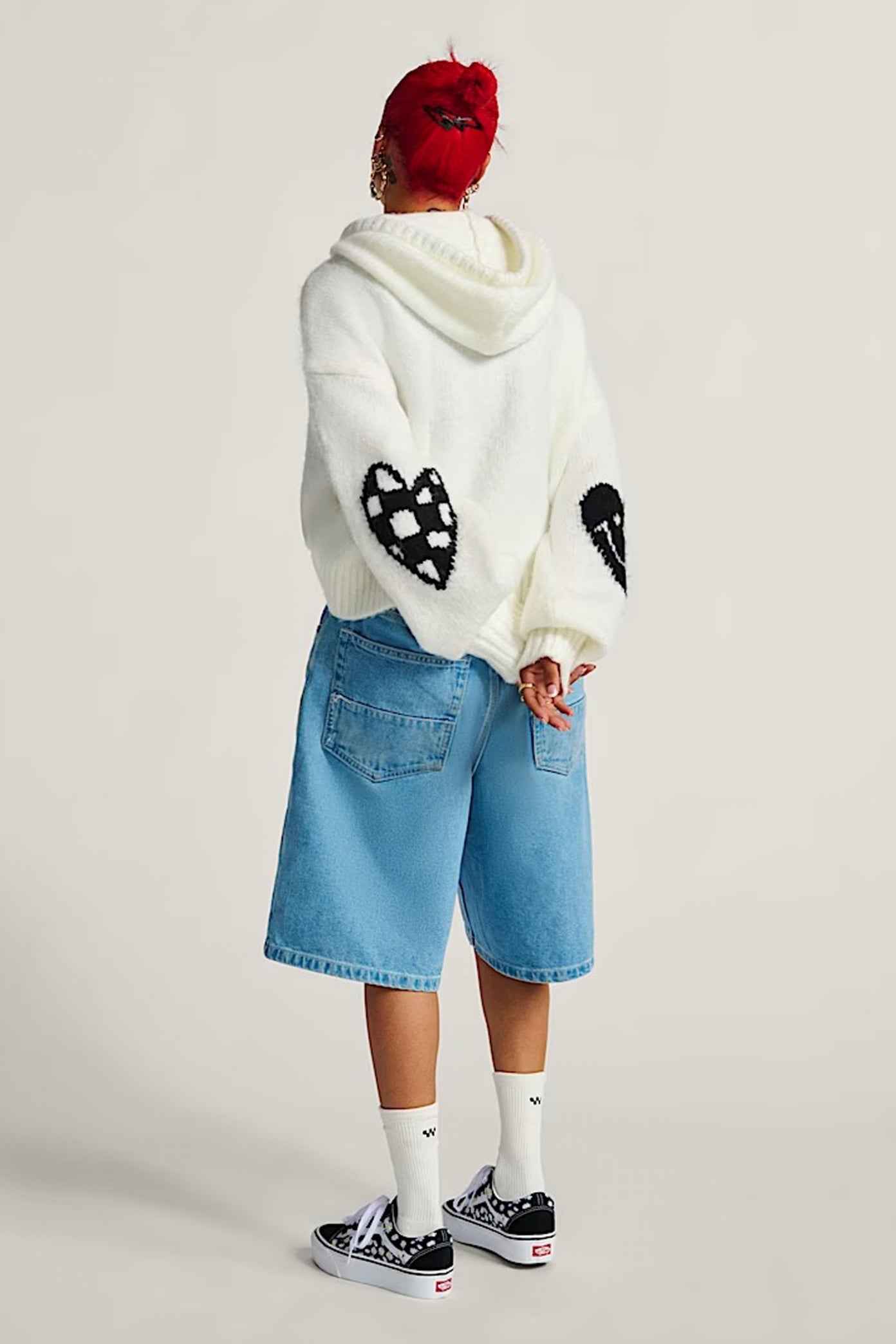 VANS KAWAII SWEATER HOODIE en color BLANCO  (2)