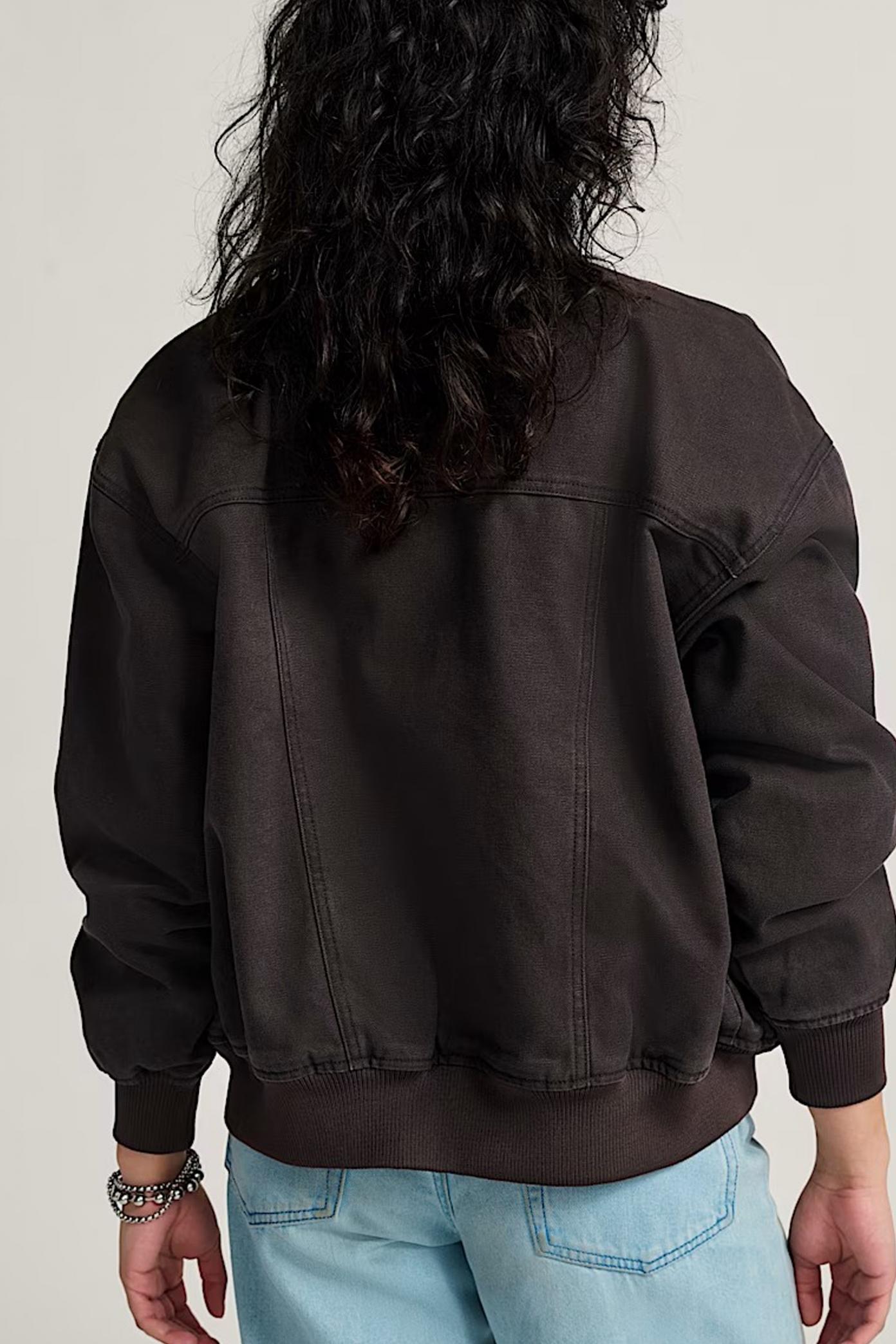 VANS TRUCKSTOP BOMBER JACKE en color MARRON  (3)