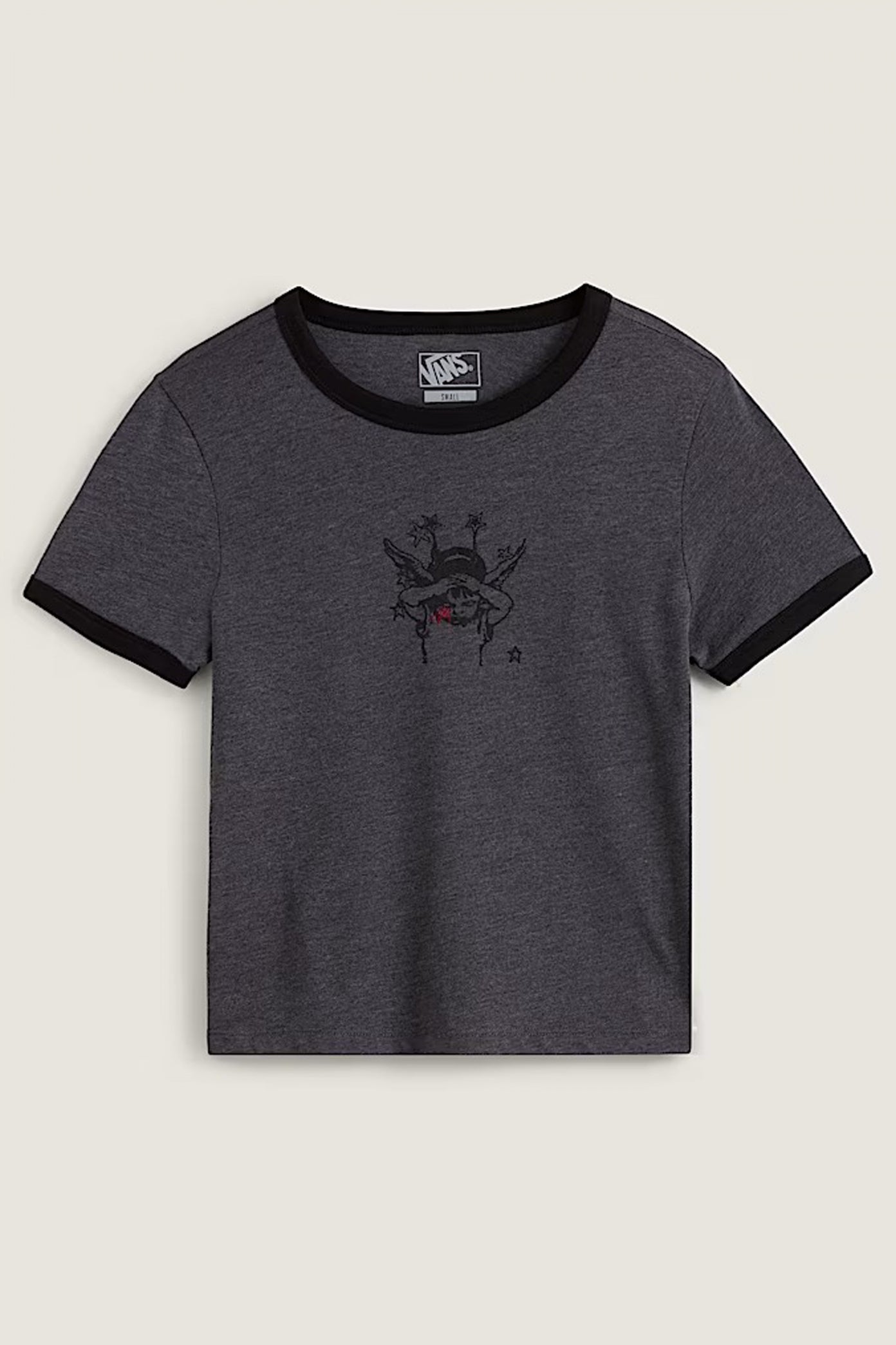 VANS CRUZING RINGER TEE en color GRIS  (2)