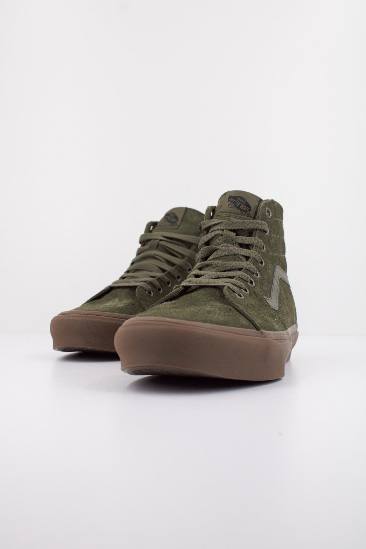 VANS  SK-HI TAPERED HRYS  en color VERDE  (2)