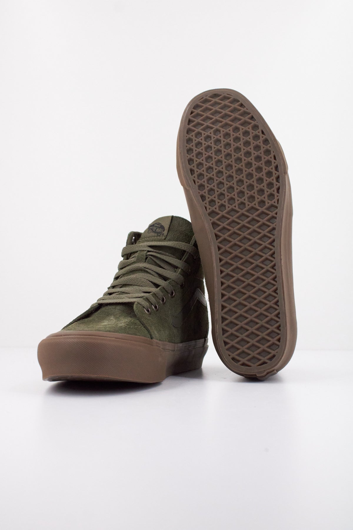 VANS  SK-HI TAPERED HRYS  en color VERDE  (5)