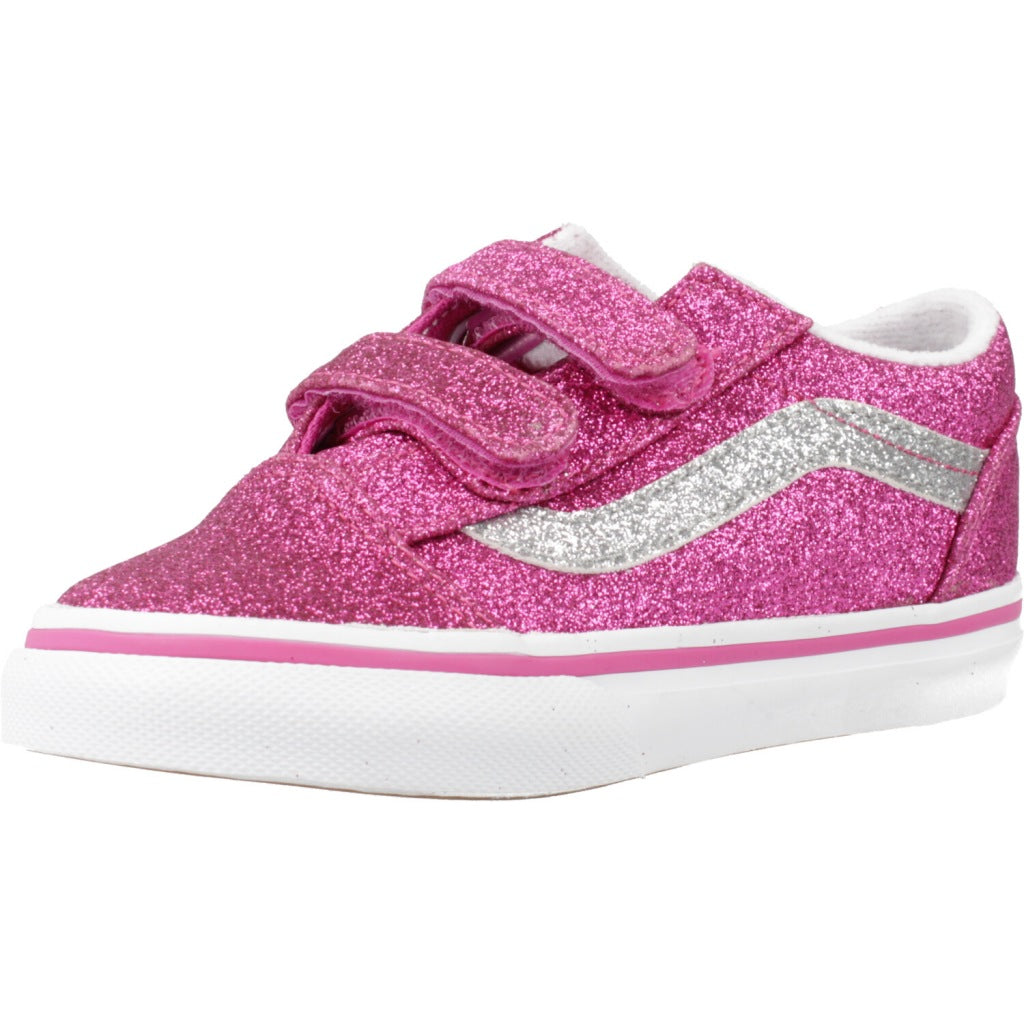 VANS  OLD SKOOL V GLTR  en color ROSA  (1)