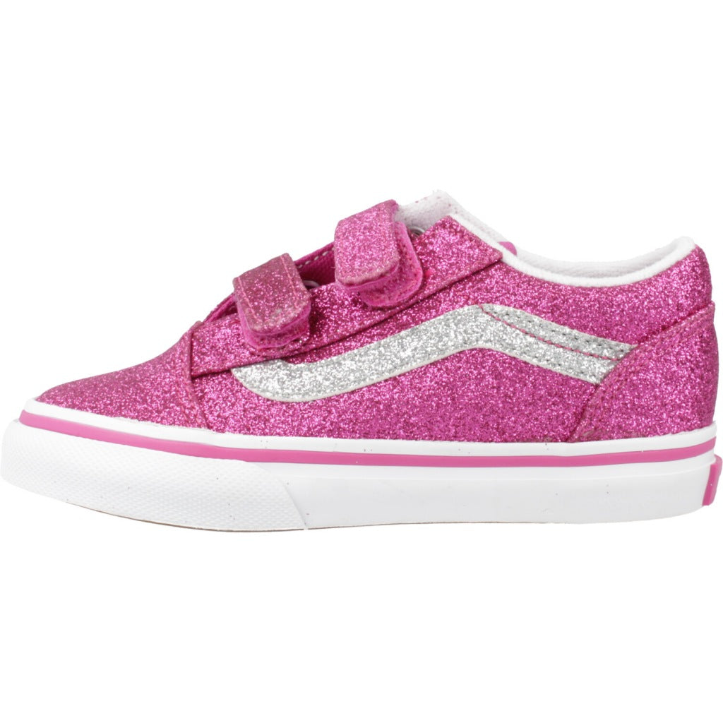 VANS  OLD SKOOL V GLTR  en color ROSA  (2)